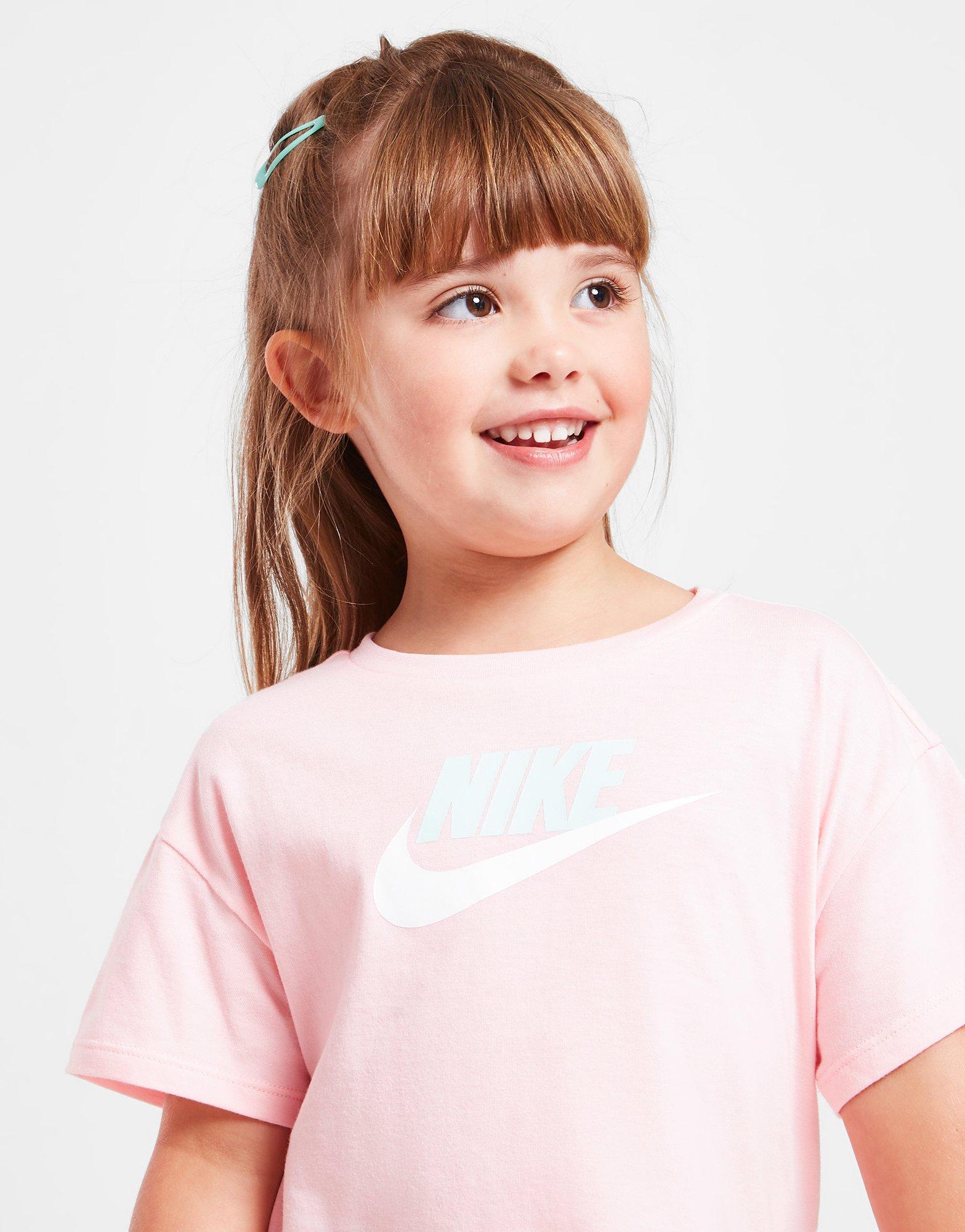 Nike Girls' All Over Print T-Shirt/Shorts Set Infant
