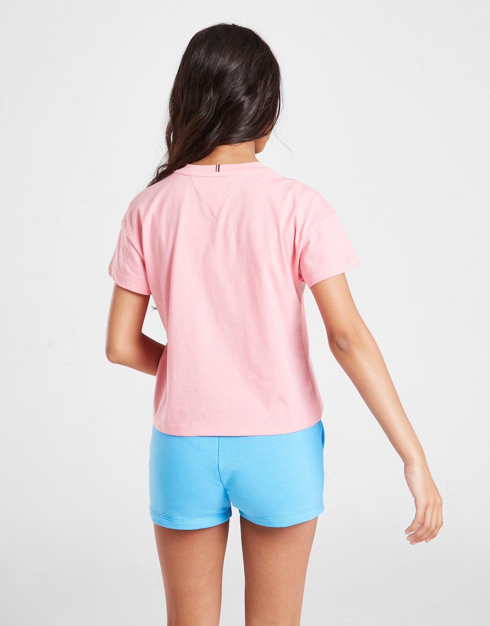 Tommy Hilfiger Girls' Bold Short Sleeve Varsity T-Shirt Junior