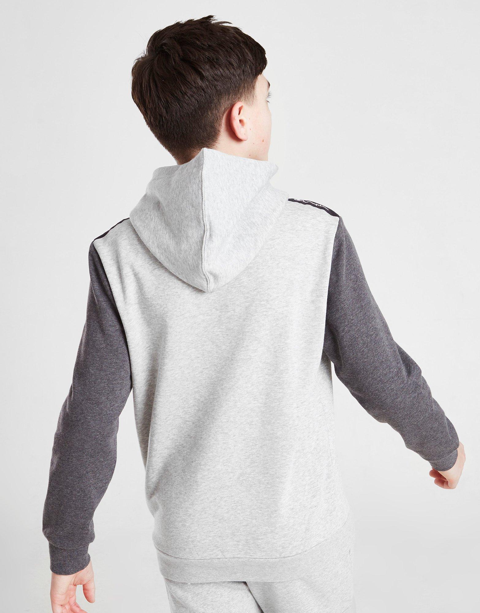 Champion Colour Block Tape Overhead Hoodie Junior