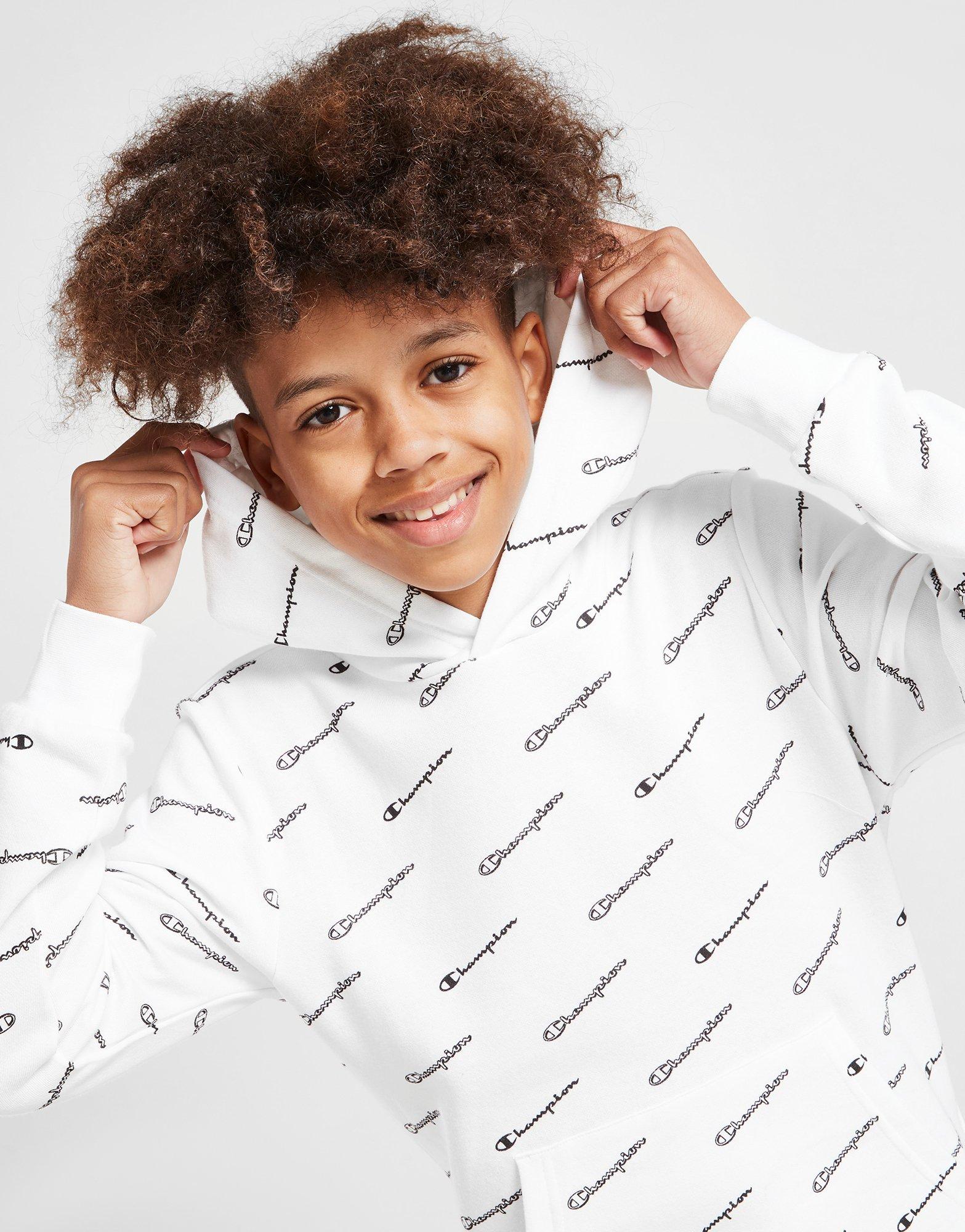 Champion All Over Print Hoodie Junior