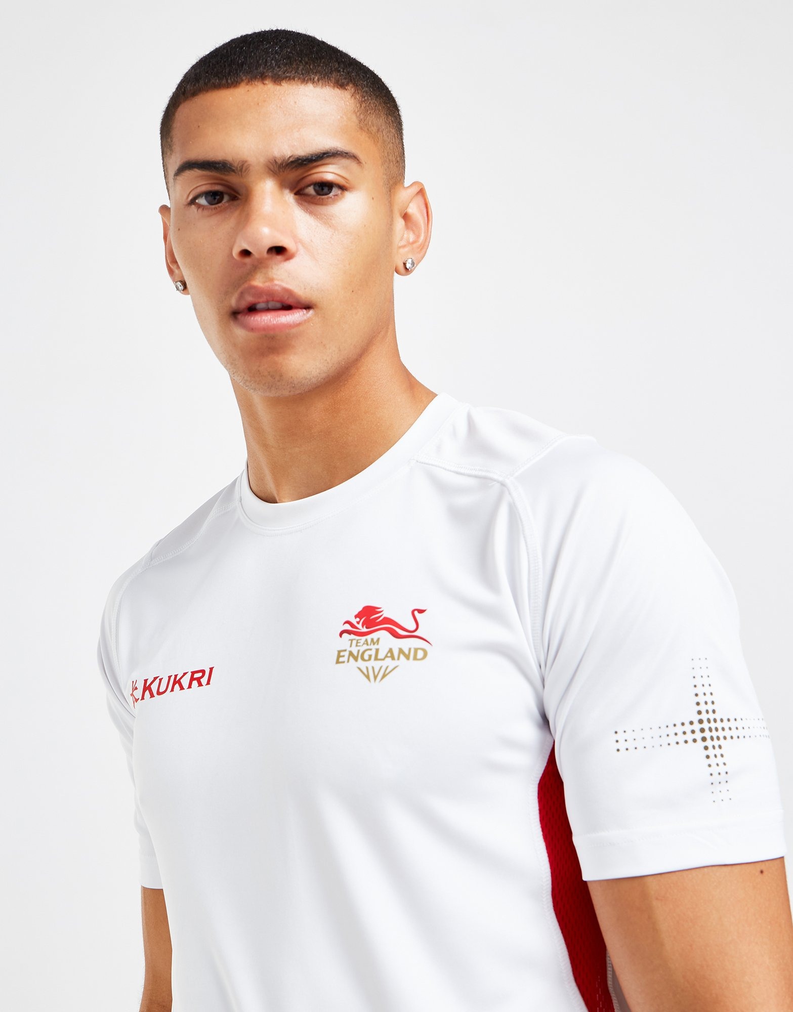 White Kukri Team England Tech T-Shirt - JD Sports NZ