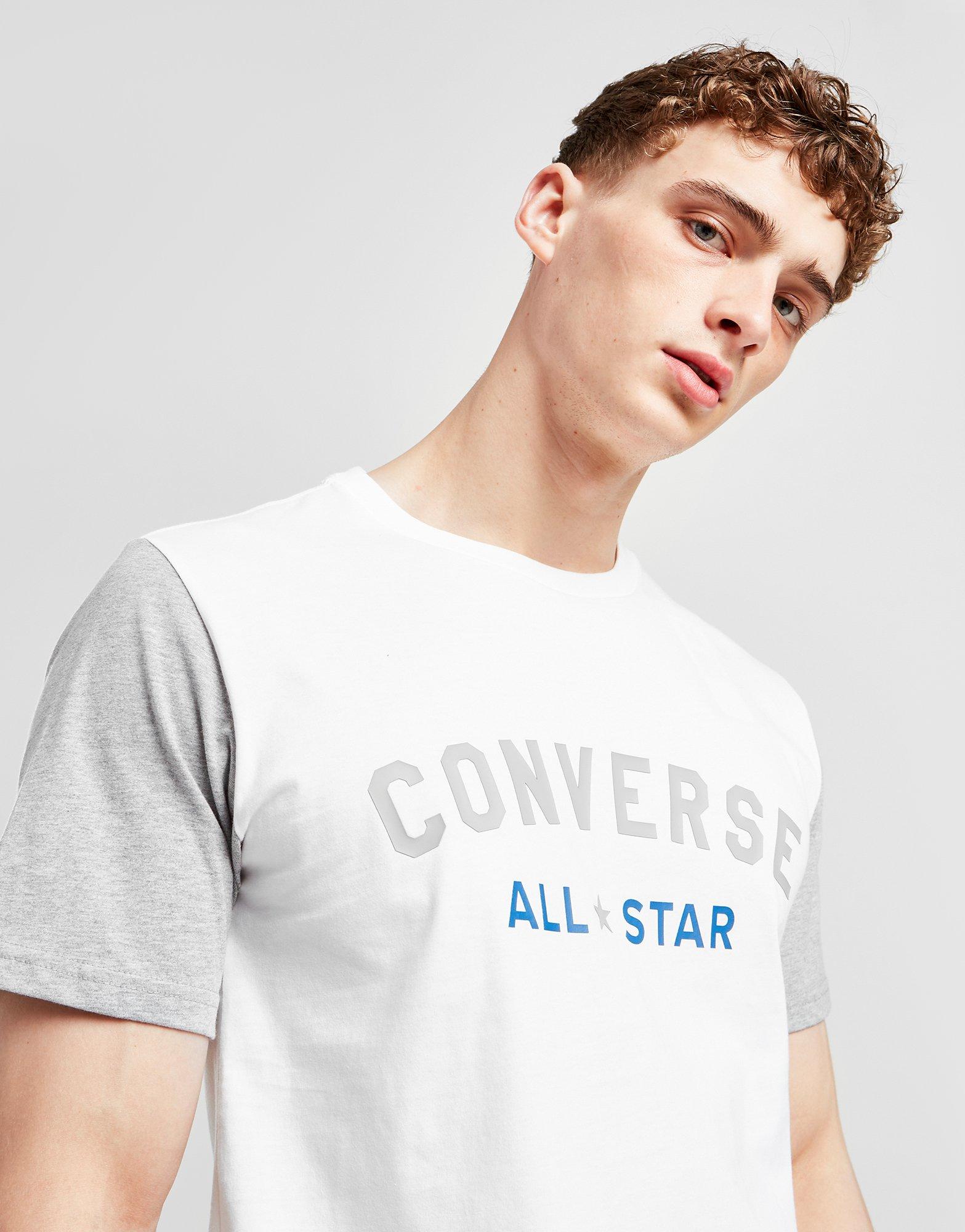 Converse Large Arch Logo Colour Block T-Shirt