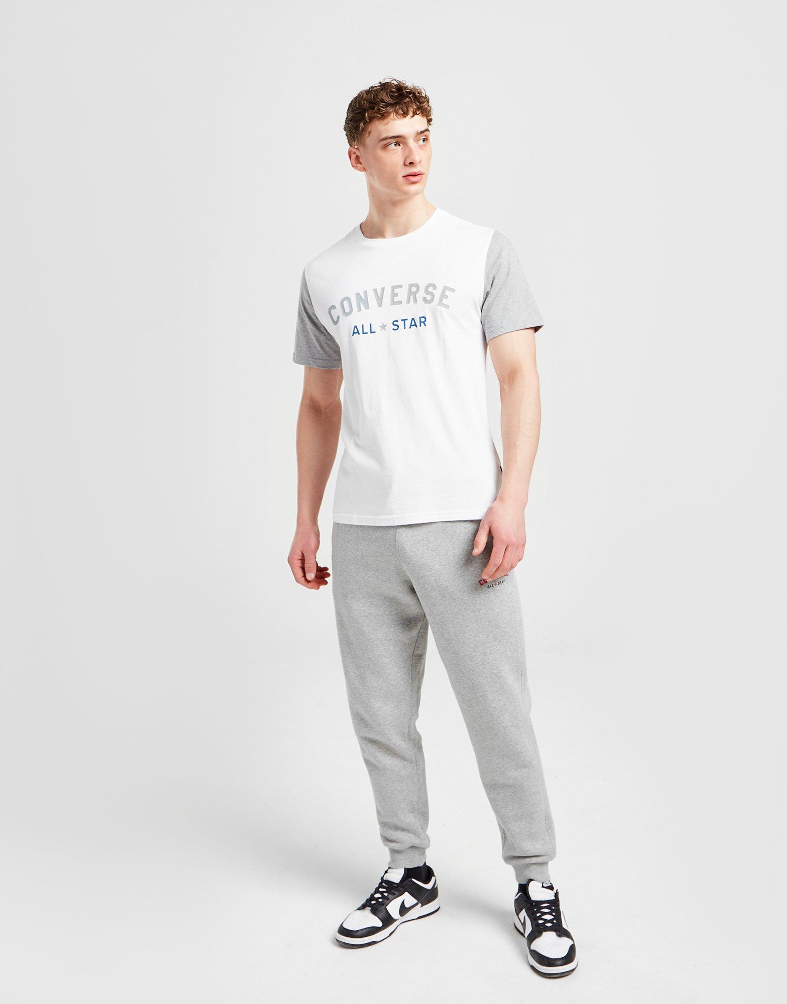 Converse Large Arch Logo Colour Block T-Shirt