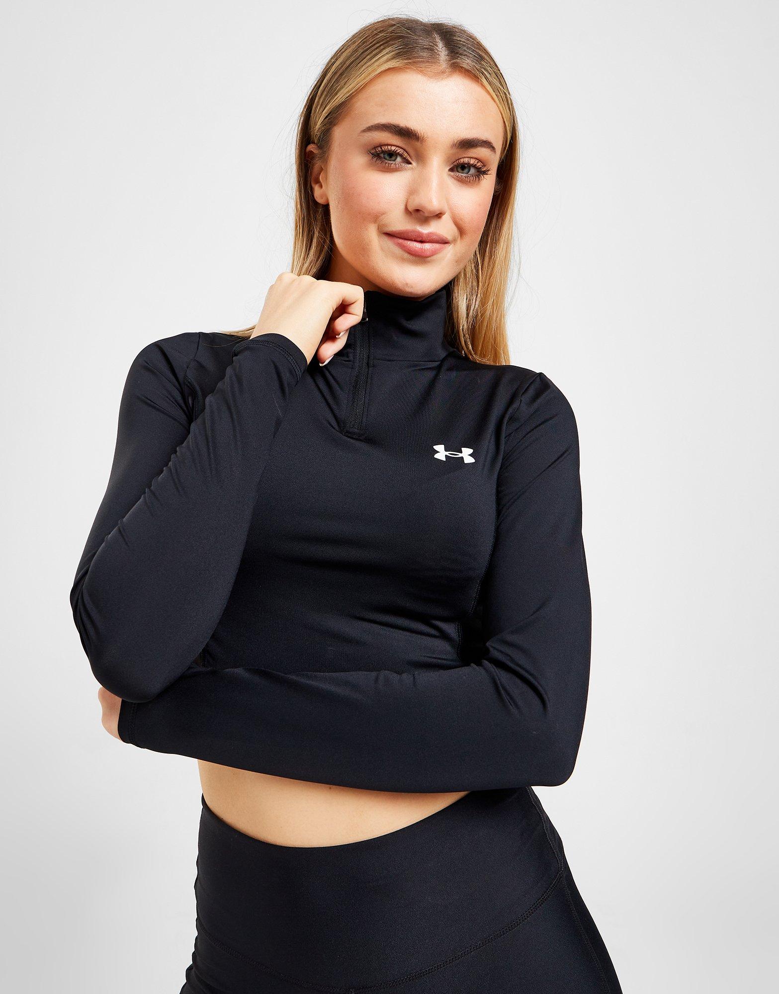 Under Armour Shine 1/4 Zip Crop Top