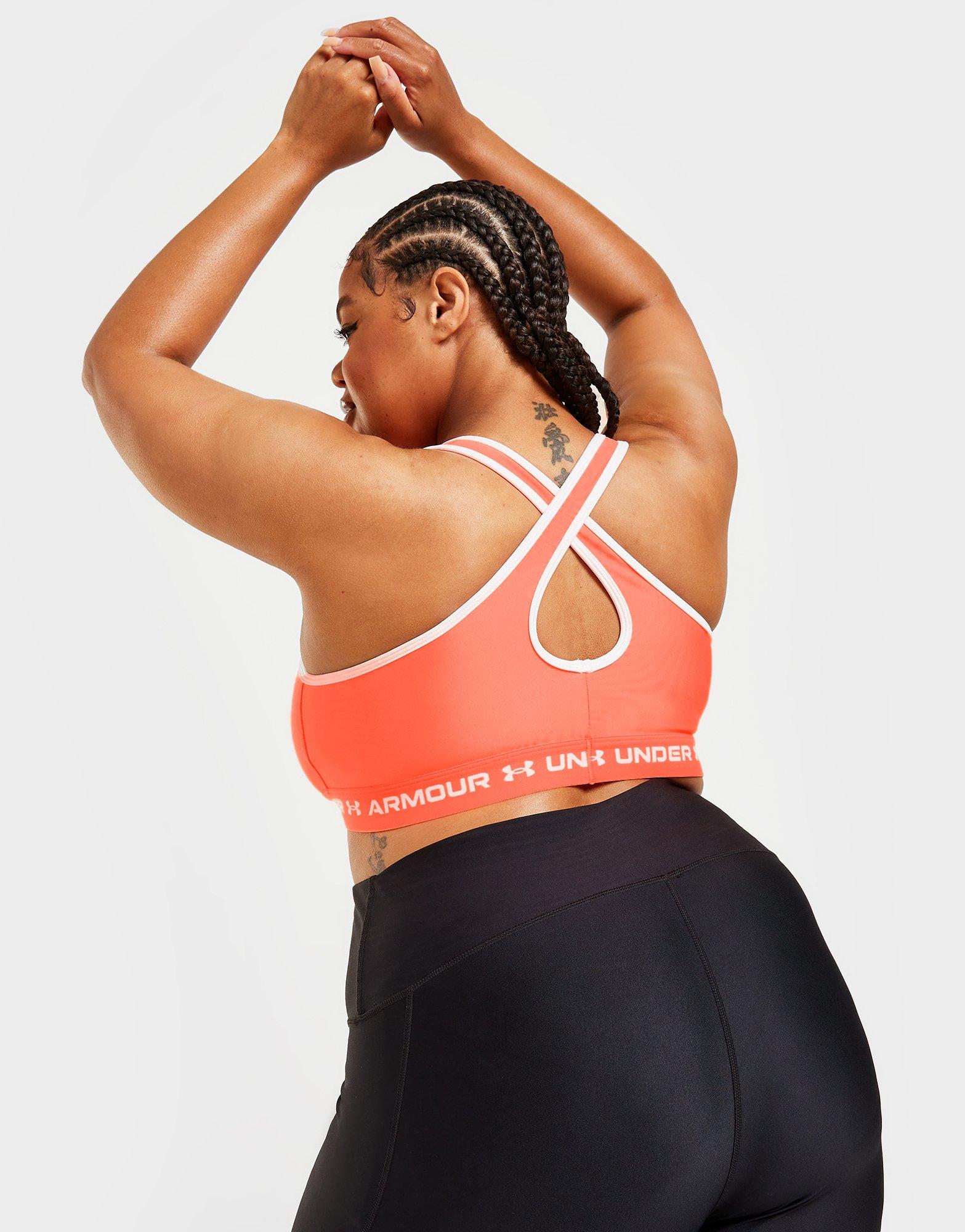 Under Armour Plus Size Cross Back Mid Sports Bra