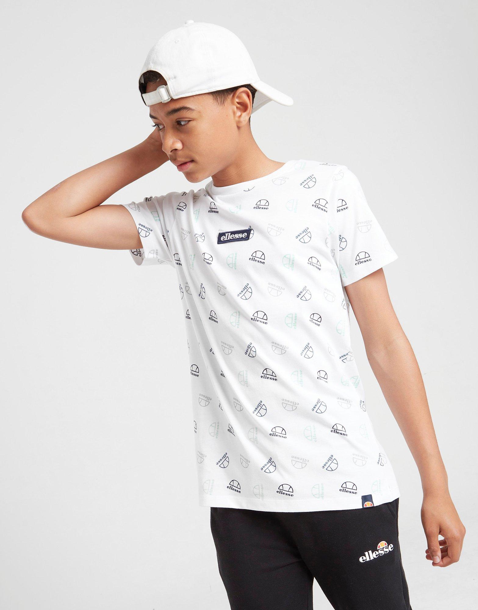 Ellesse All Over Print T-Shirt Junior