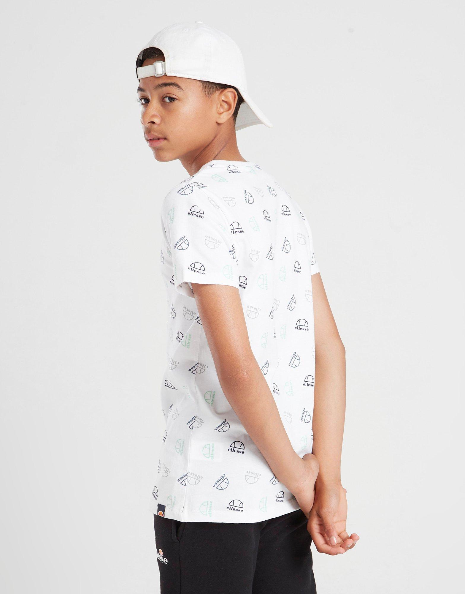 Ellesse All Over Print T-Shirt Junior
