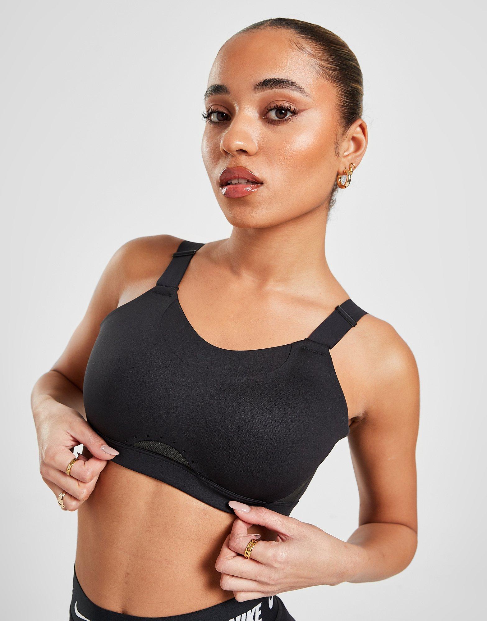 Black Nike Training Alpha Bra - JD Sports Global