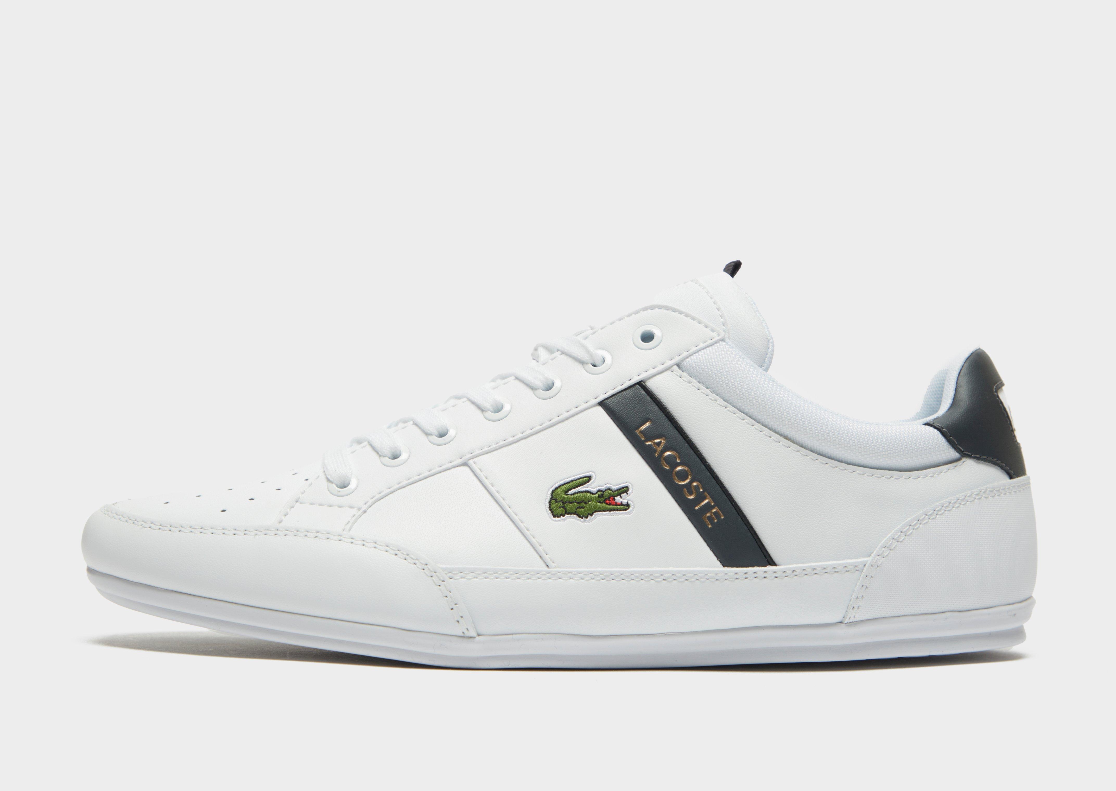 white lacoste chaymon