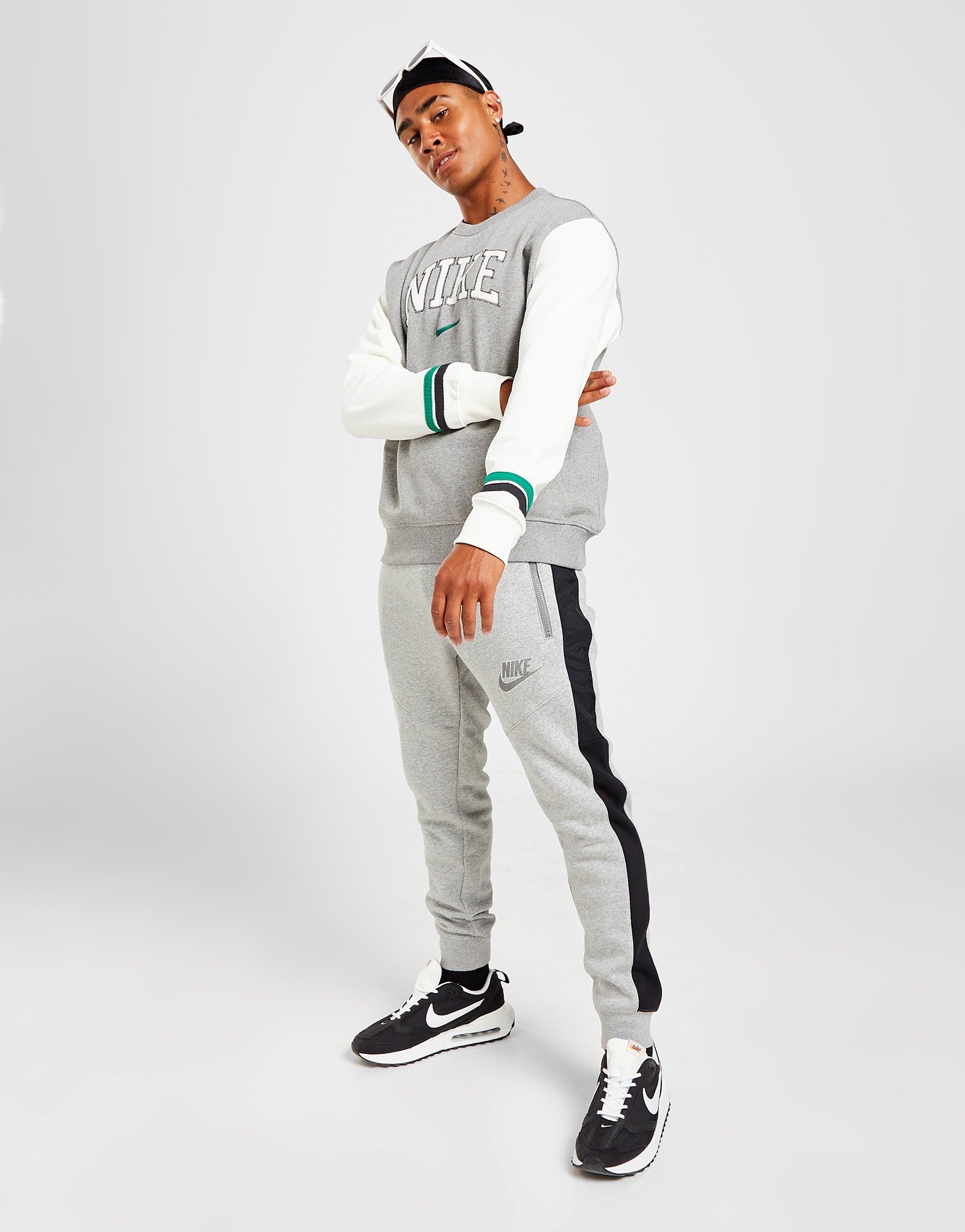 Grey Nike Hybrid Joggers JD Sports UK