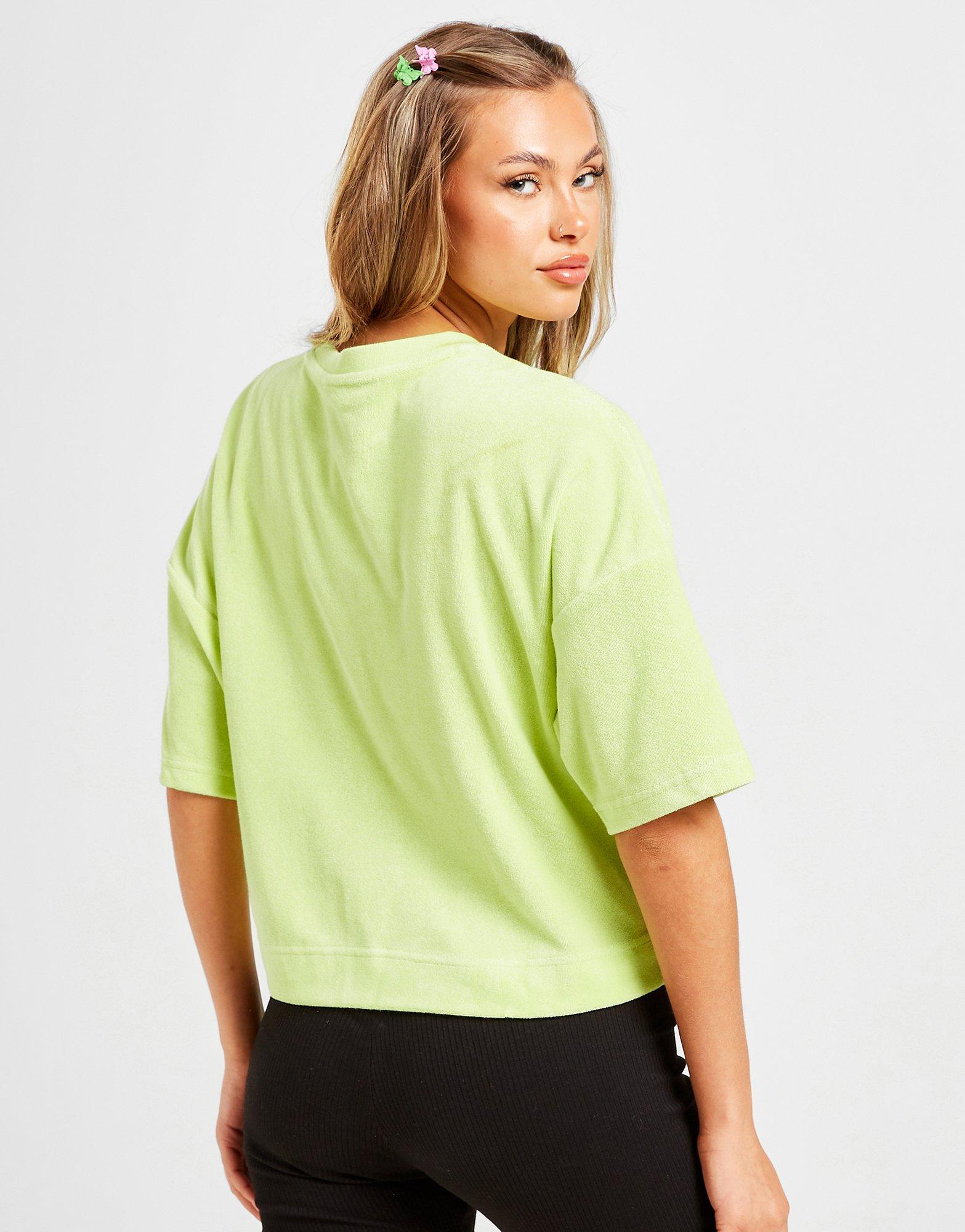 PUMA Classic Crop Towelling T-Shirt