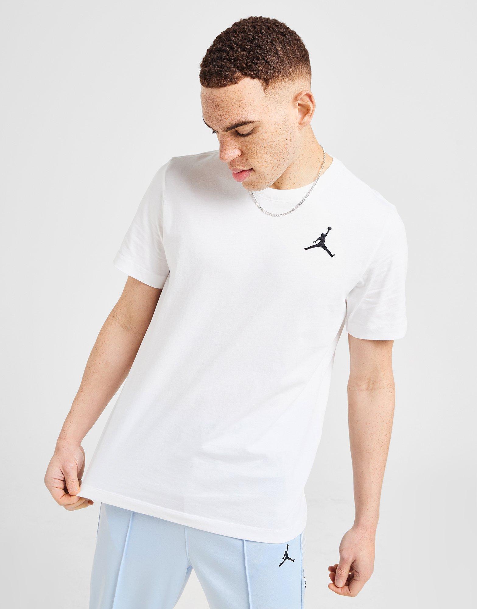 Jordan Small Logo Embroidered T Shirt