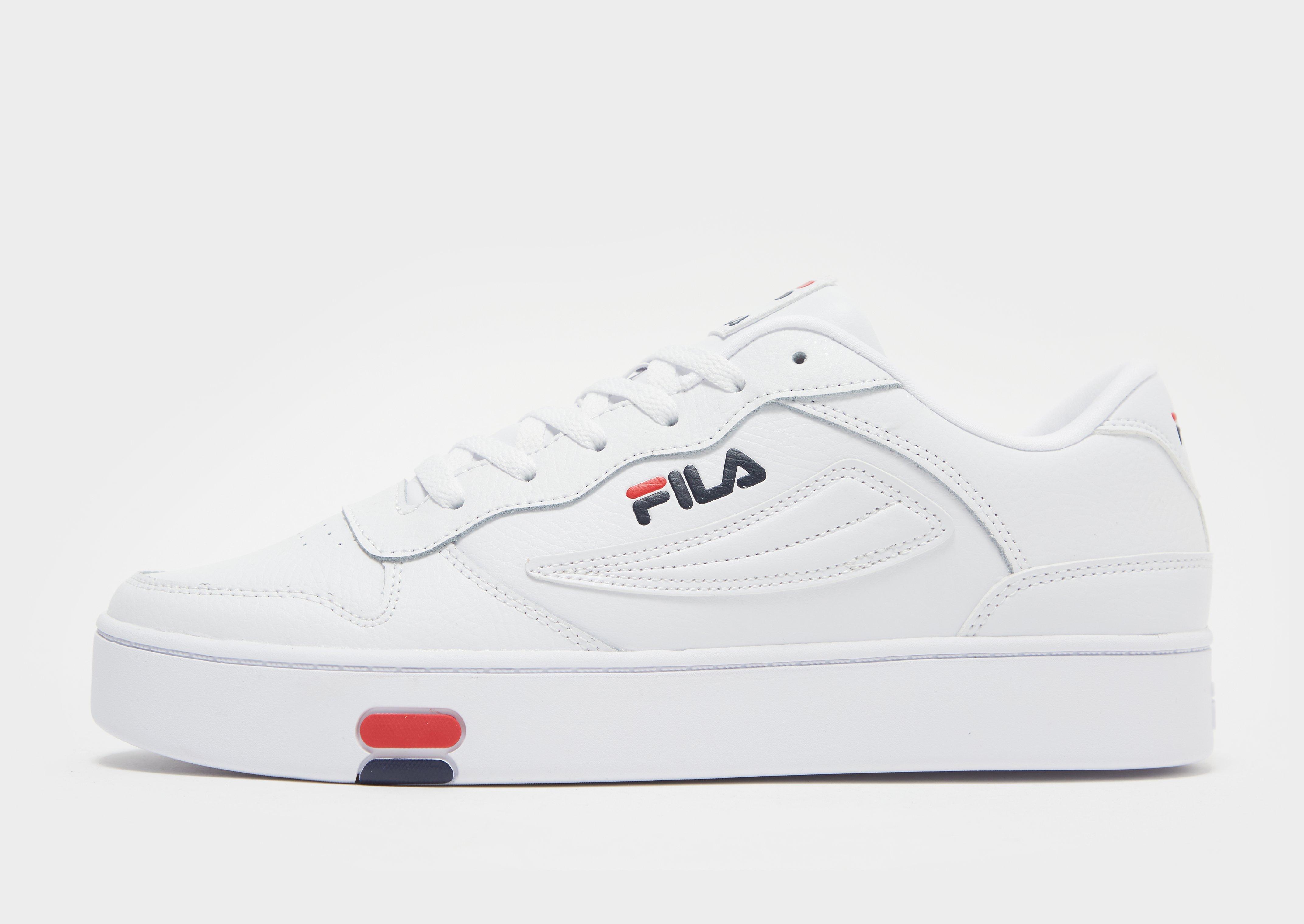 Fila shoes shop white low cut