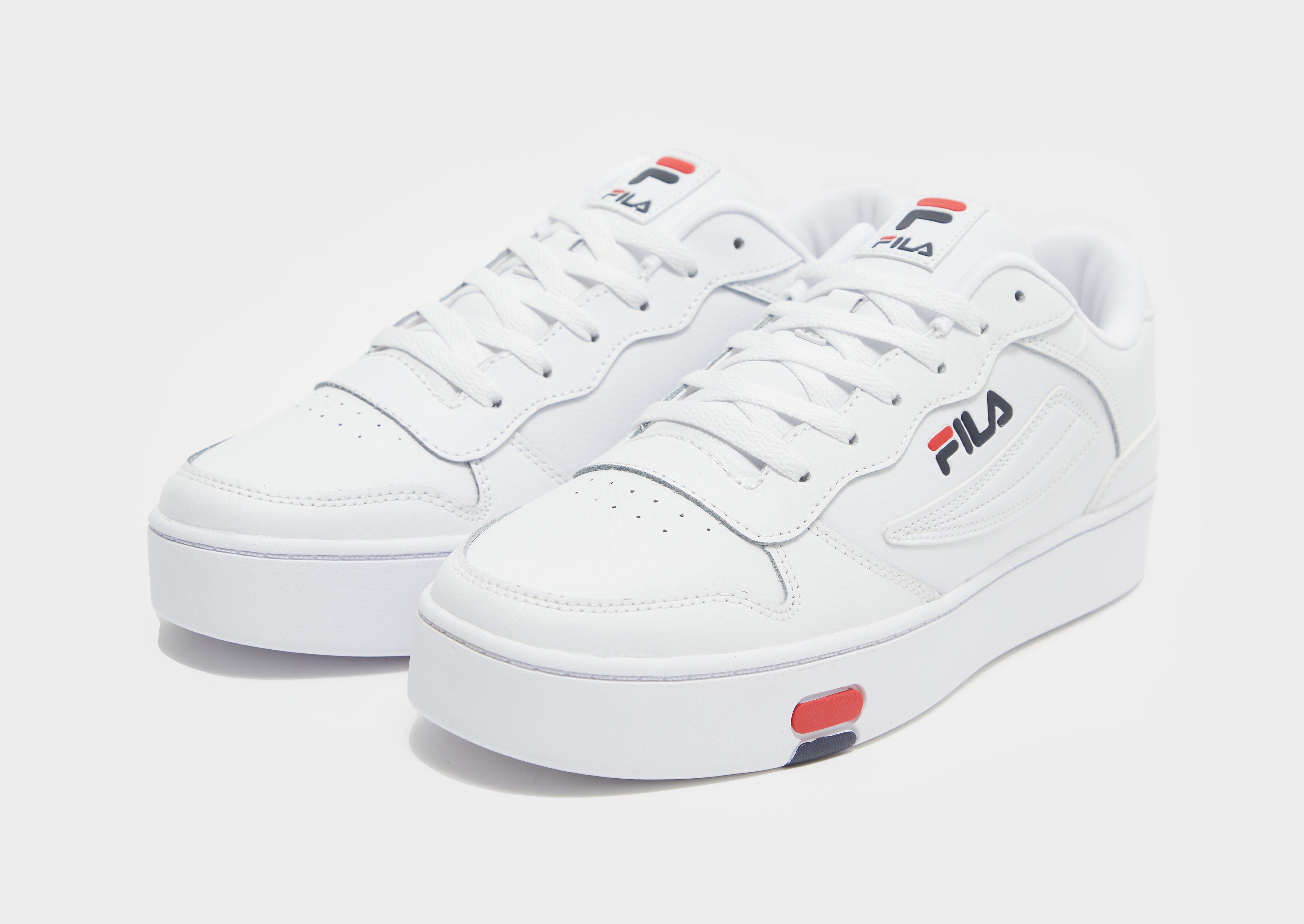 Fila shoes white shop low cut