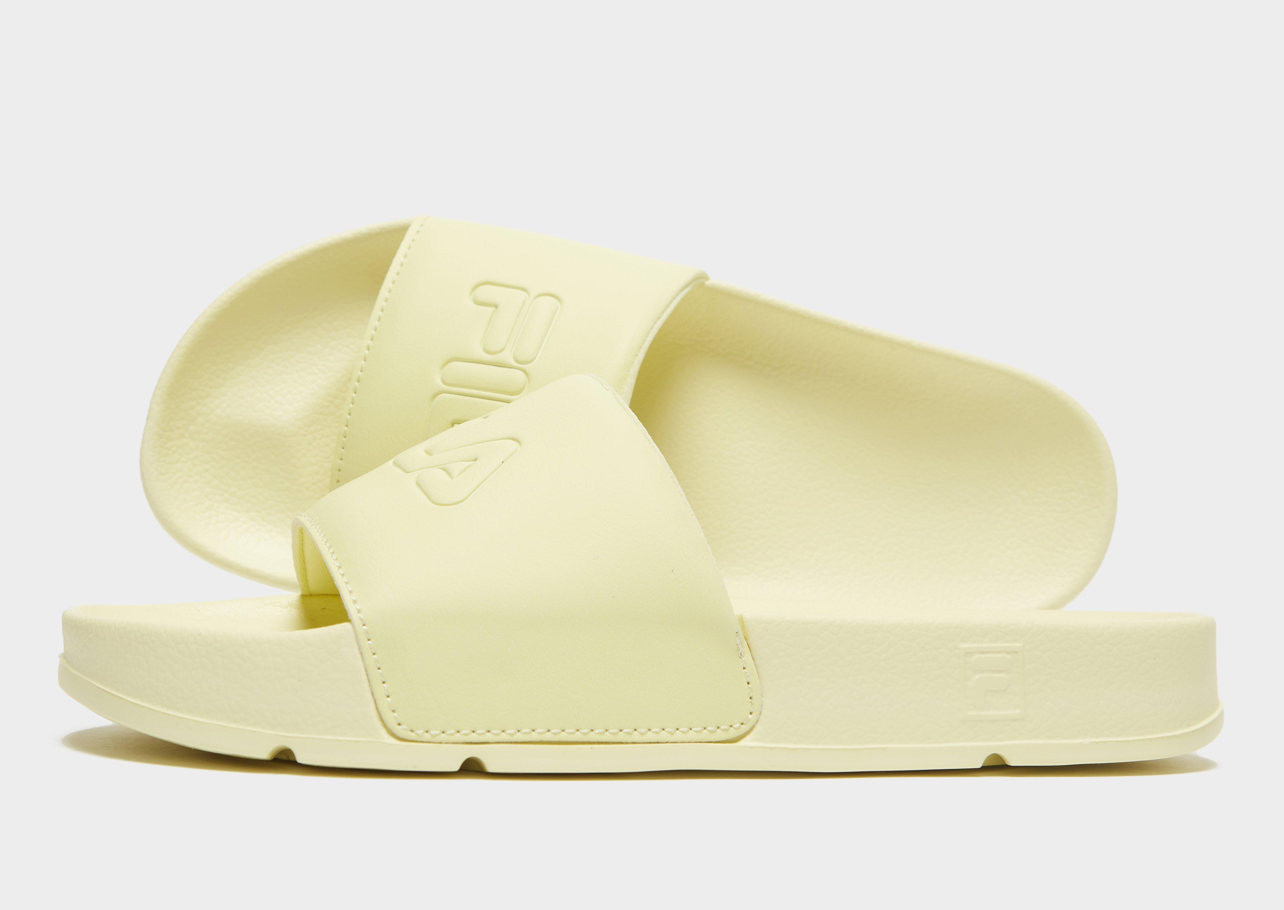 yellow fila slides