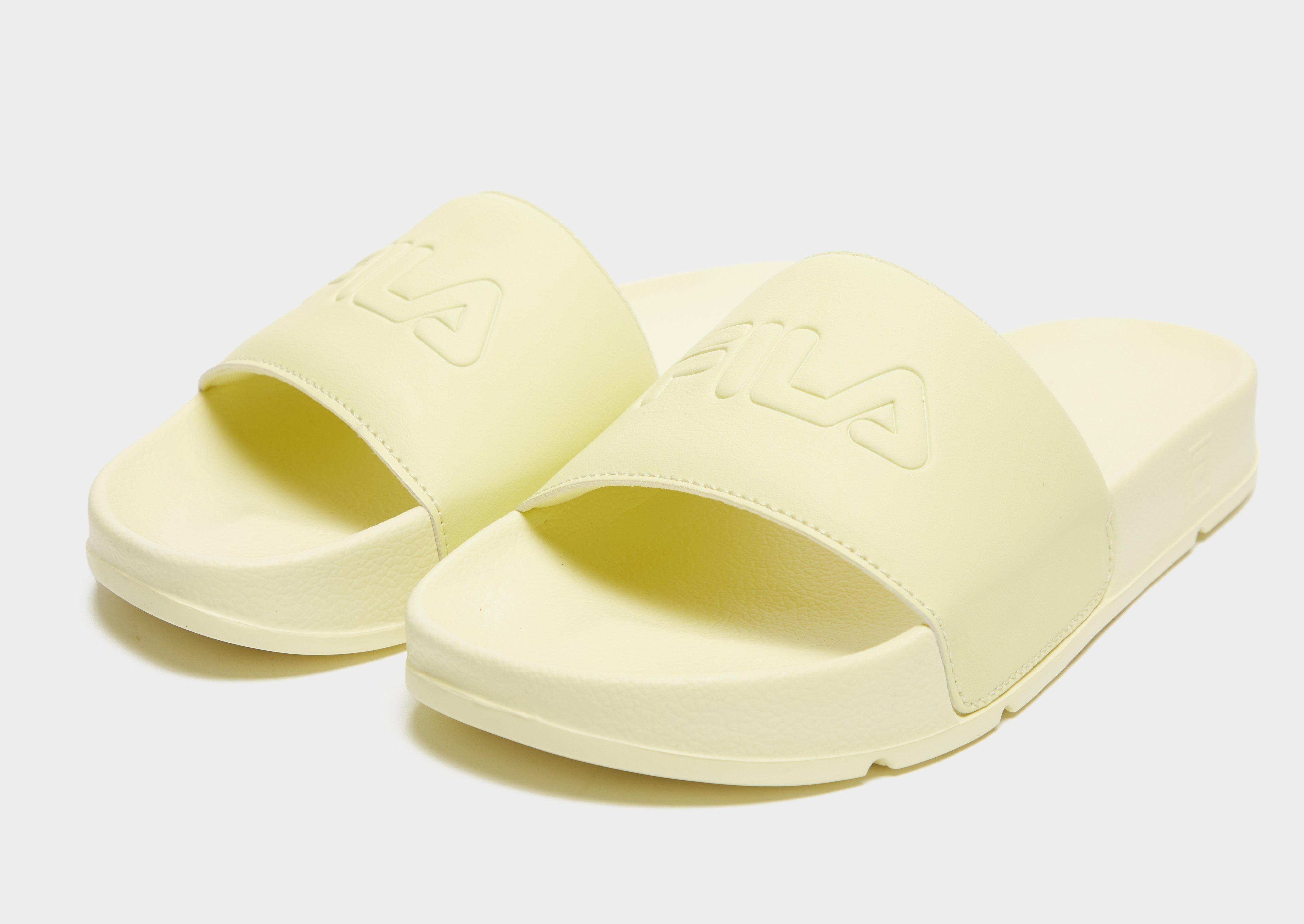 yellow fila slides