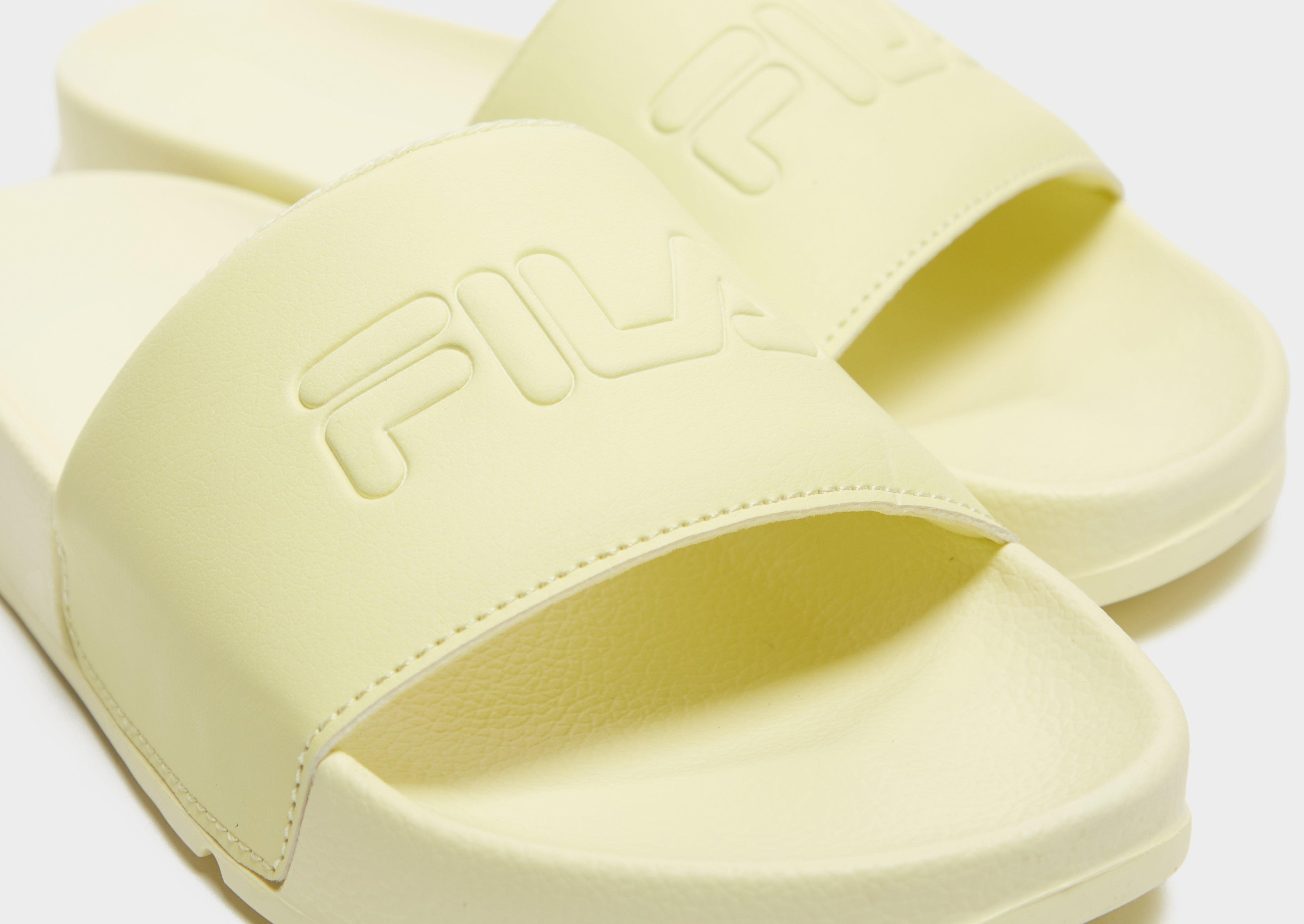 yellow fila slides