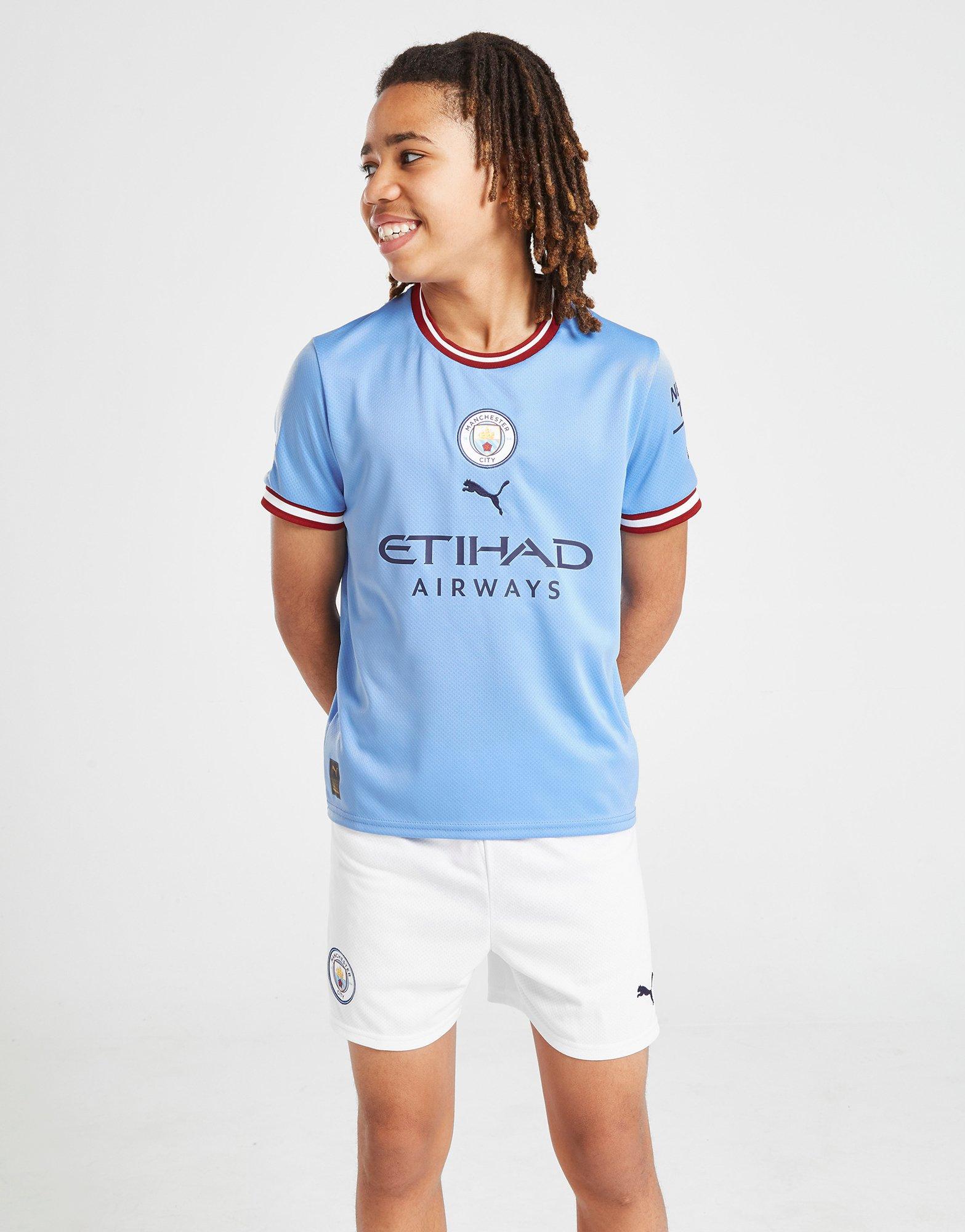 Puma Manchester City FC 2022/23 ª equipación júnior Azul | JD Sports España