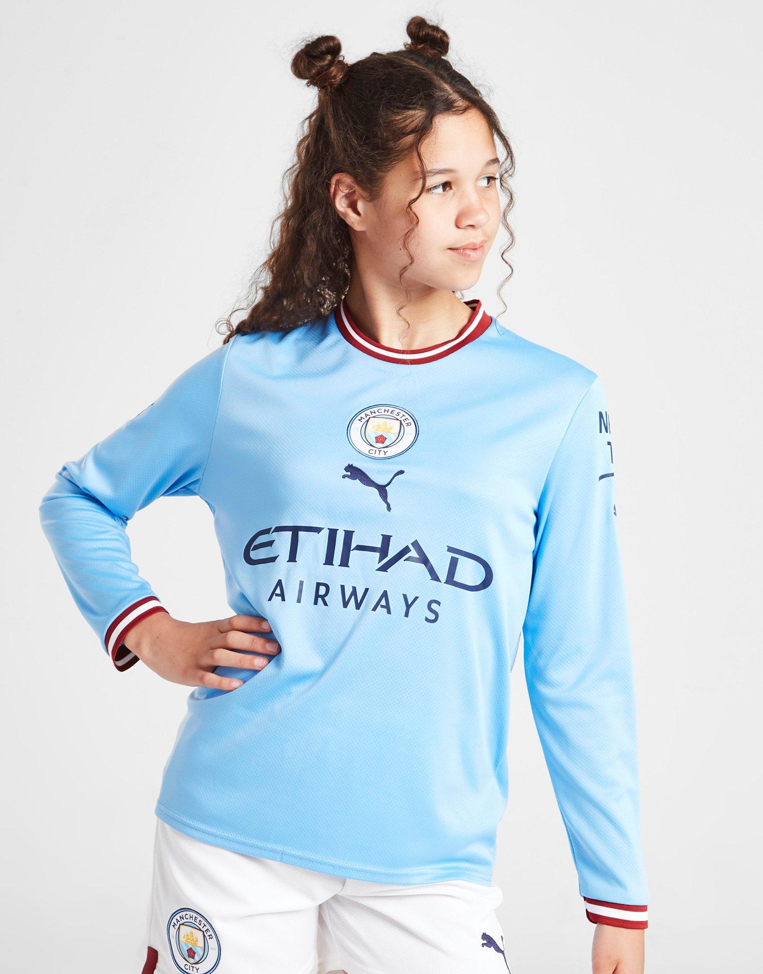 Puma Manchester City 2022/23 Long Sleeve Shirt Junior