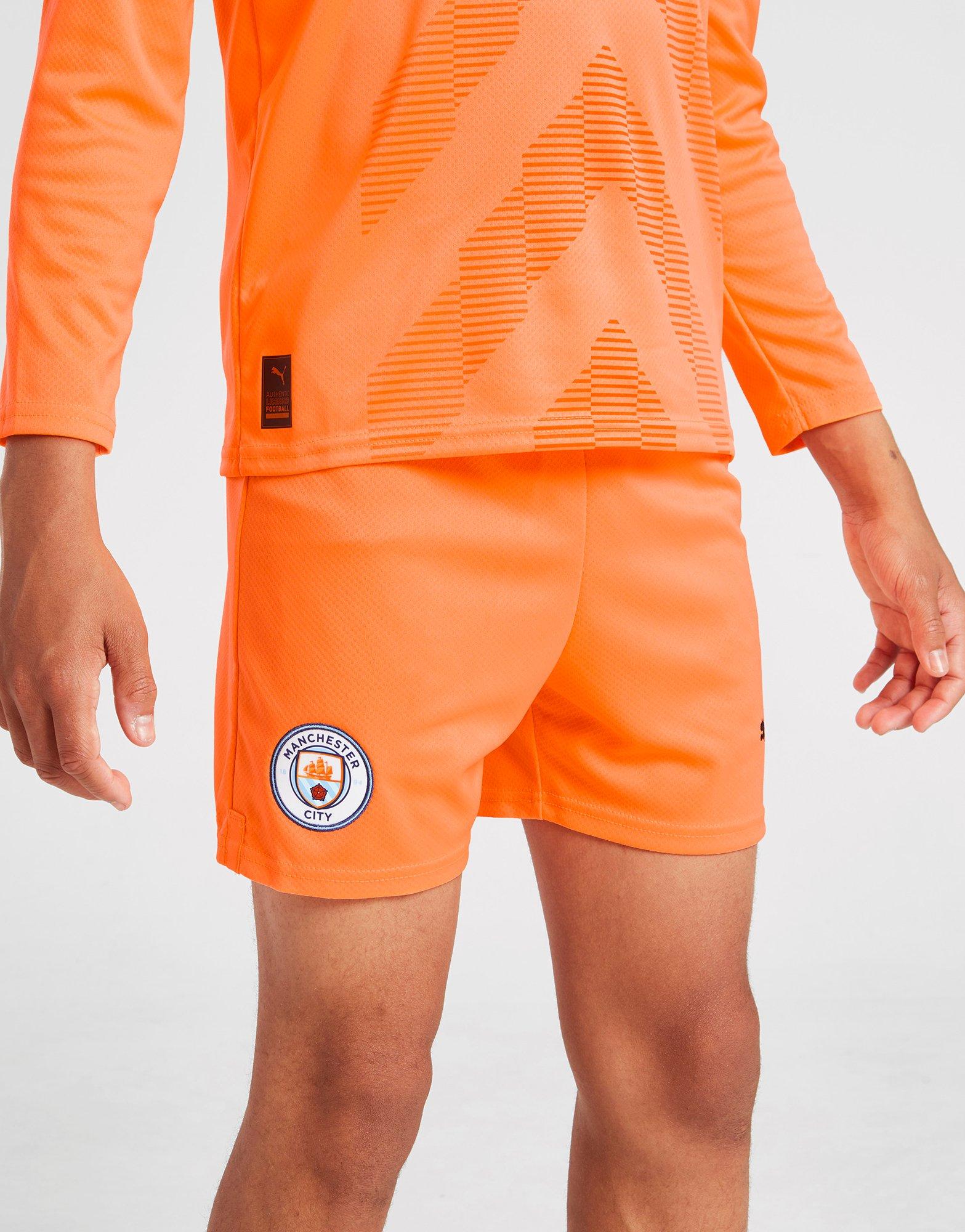 Manchester City FC 2022/23 GK Home Shorts Junior JD Sports Bambino Abbigliamento Pantaloni e jeans Shorts Pantaloncini 