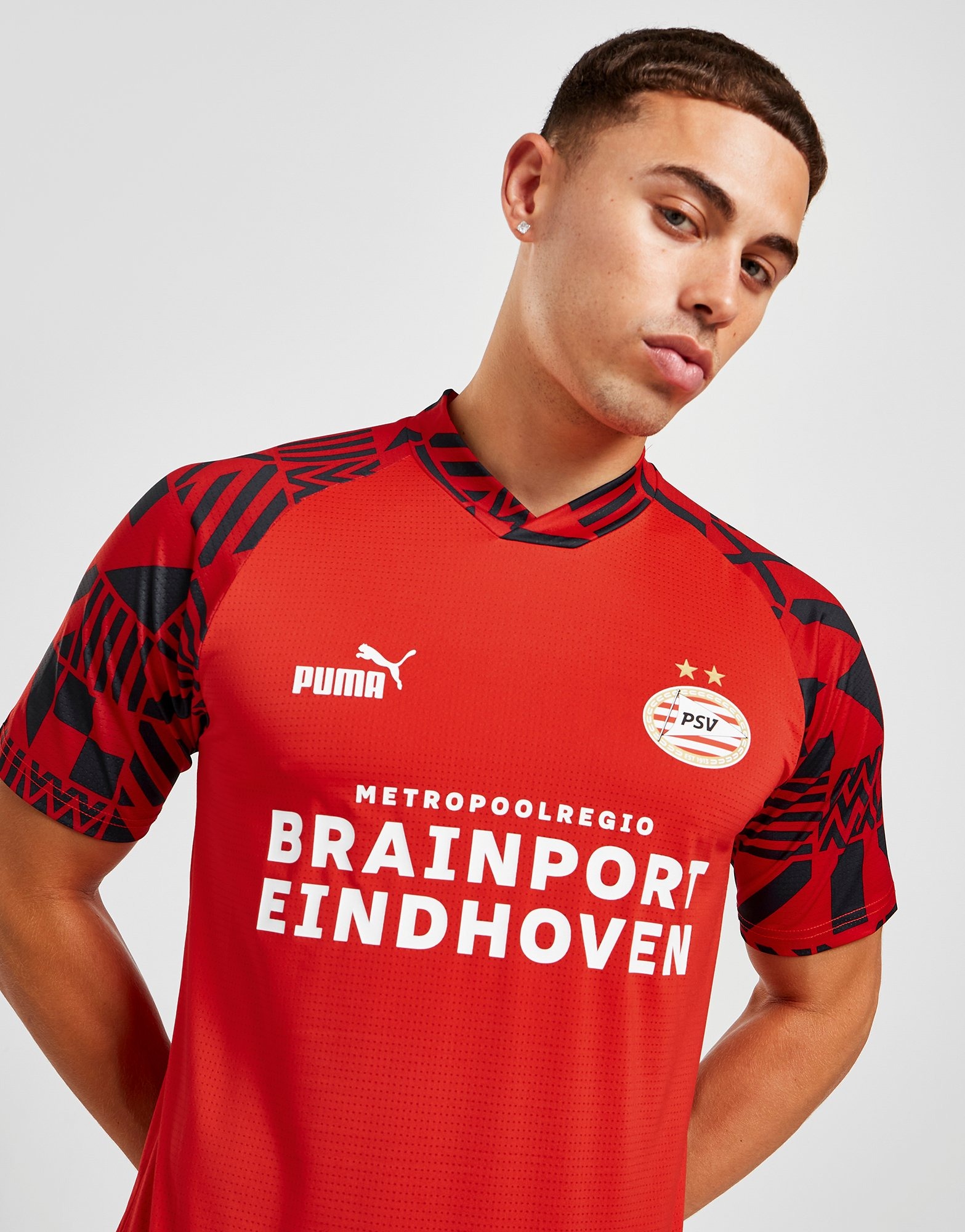 Kiwi Gietvorm Aanvrager Red Puma PSV Eindhoven Pre Match Shirt | JD Sports Global