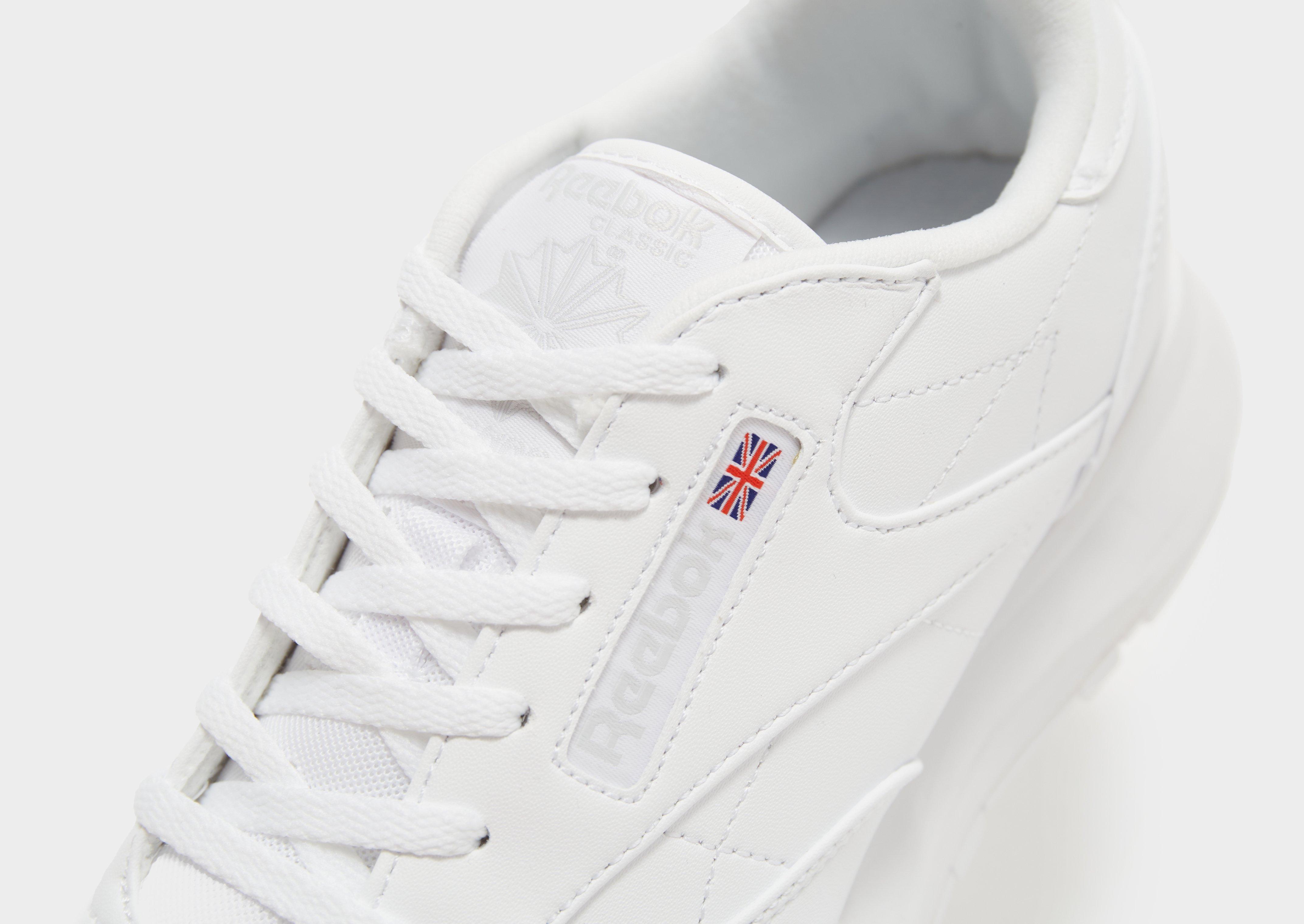 Hvid Reebok Classic Læder sneakers Dame - JD Sports Danmark