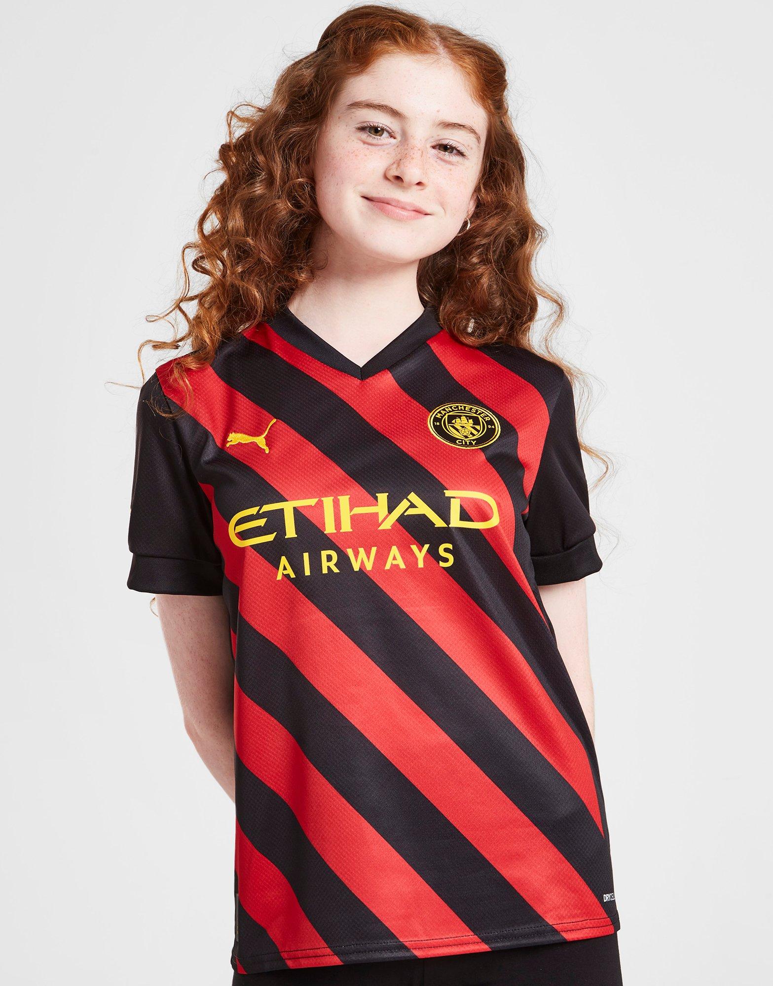 Kids' Manchester City Away Jersey 2022/23