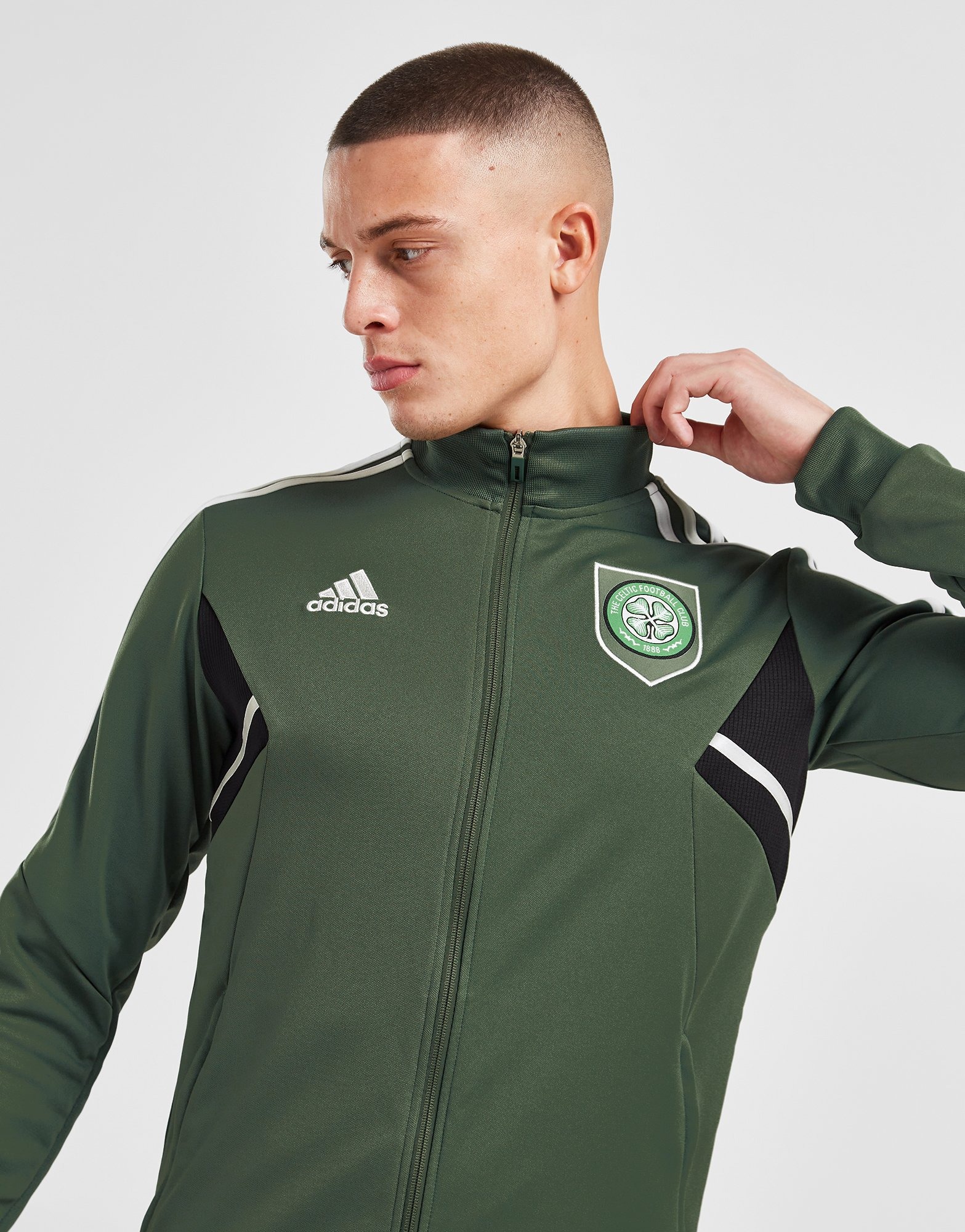 Green adidas Celtic Fc Track Jacket JD Sports