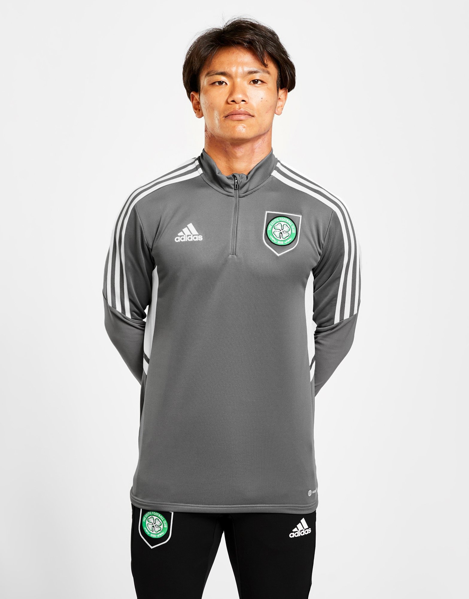 Grey adidas Celtic FC Training Top JD Sports Ireland