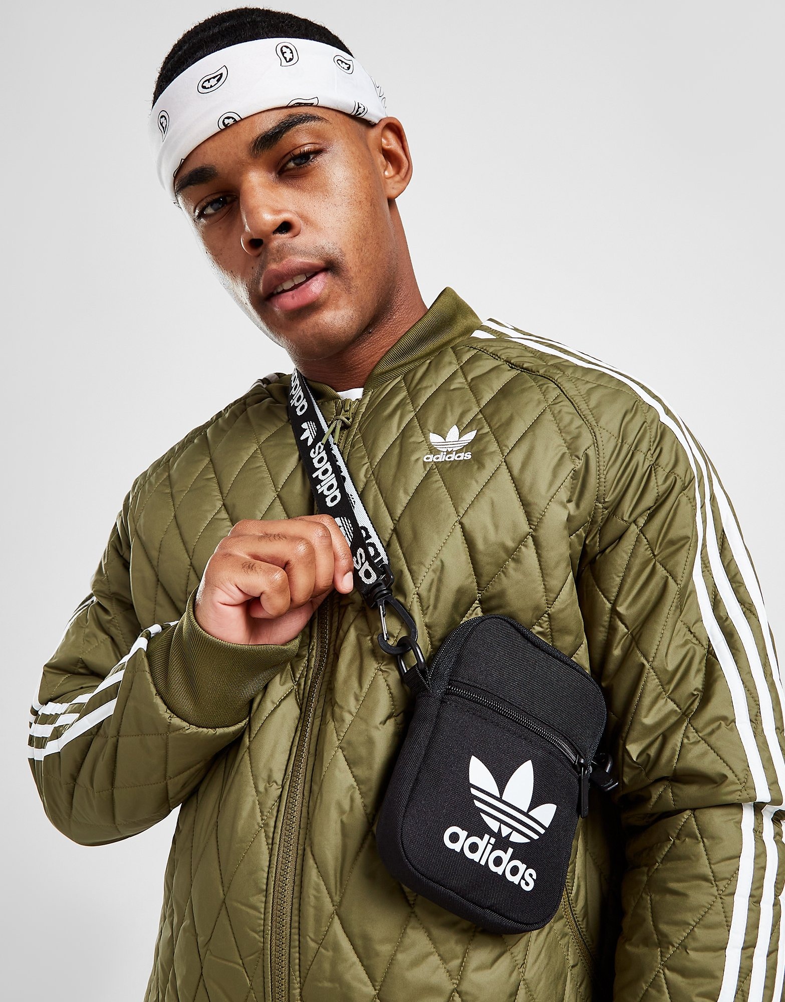 Black adidas Originals Festival Bag | JD Sports UK 