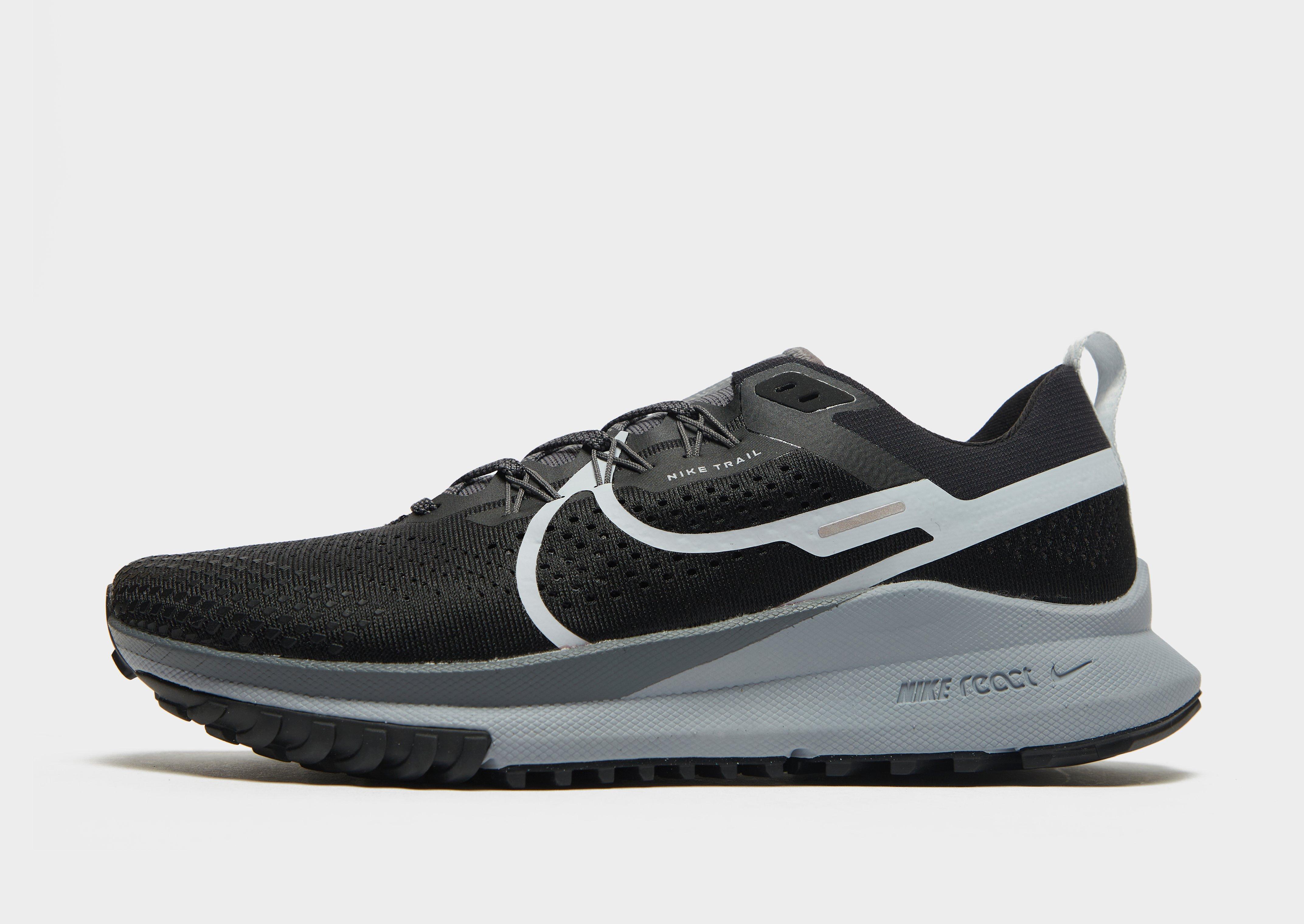 Disfraces índice Azotado por el viento Nike React Pegasus Trail 4 en Negro | JD Sports España