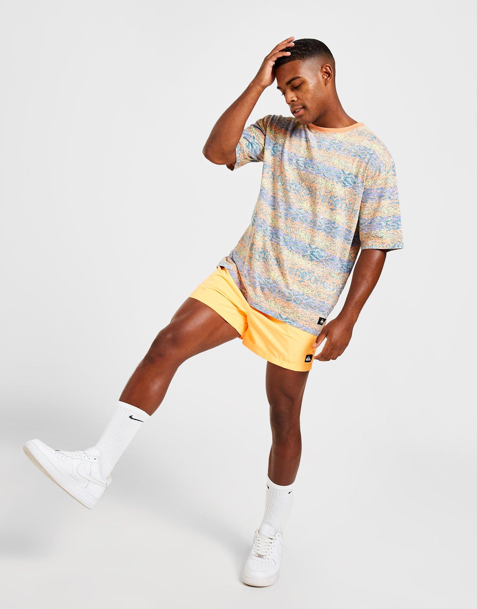 Quiksilver 90s Vibes All Over Print T-Shirt