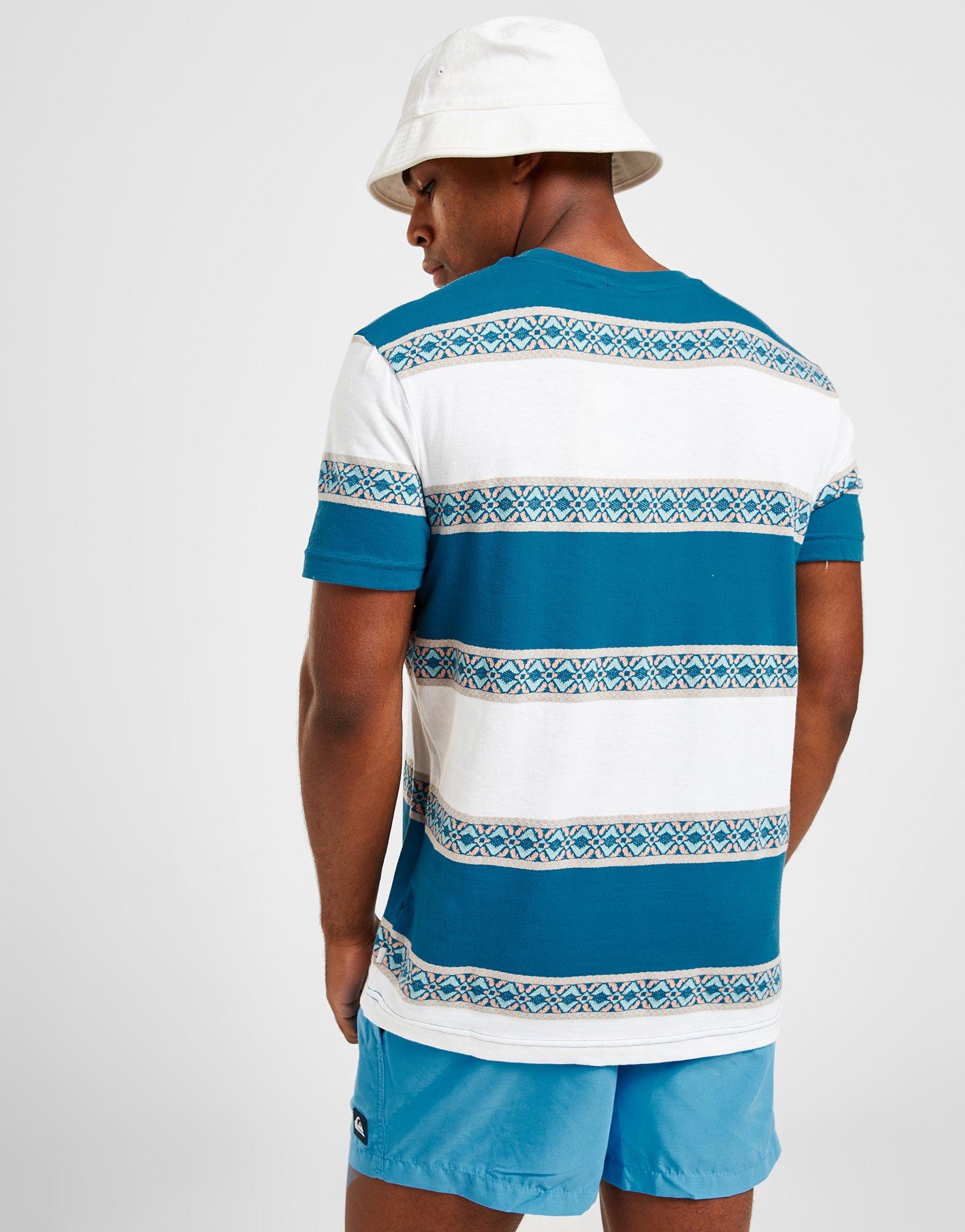 Quiksilver Mixtape All Over Print Stripe T-Shirt