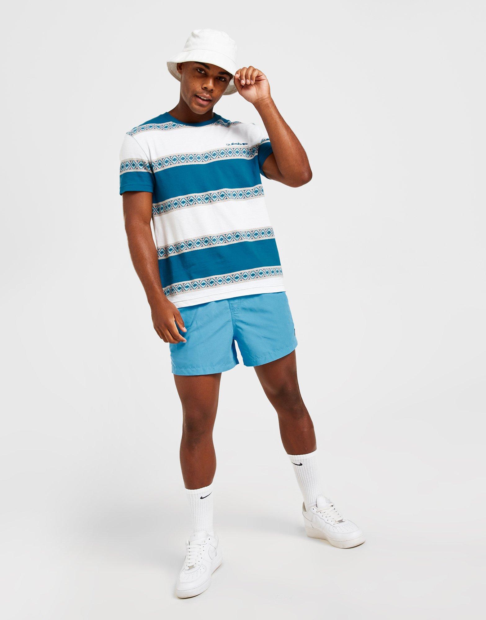 Quiksilver Mixtape All Over Print Stripe T-Shirt