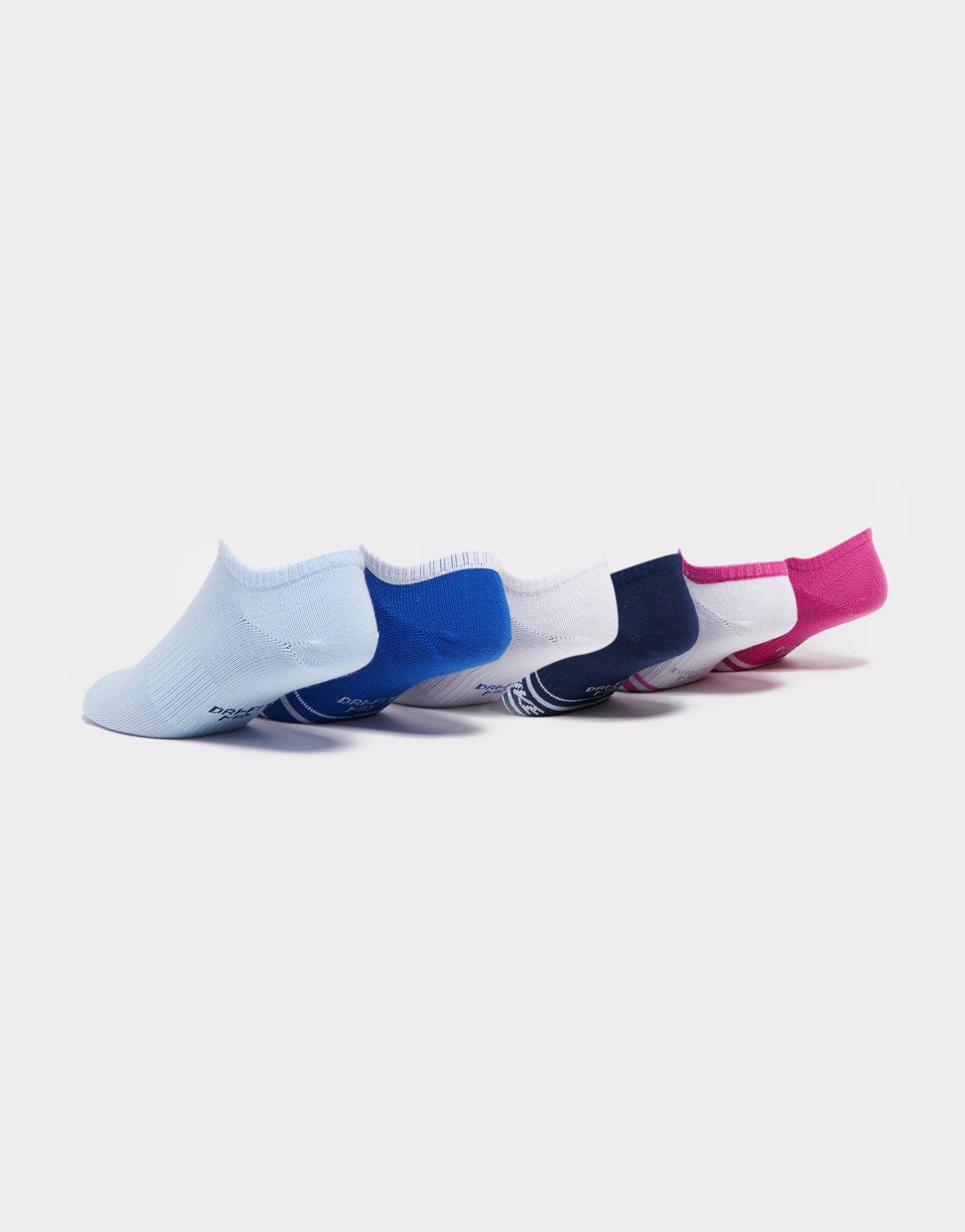 Nike 6-Pack Lightweight No Show Graphic Socks