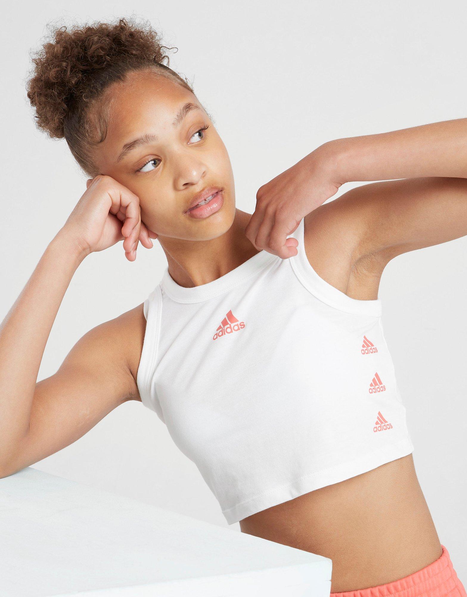 adidas Girls' Repeat Badge Of Sport Tank Top Junior