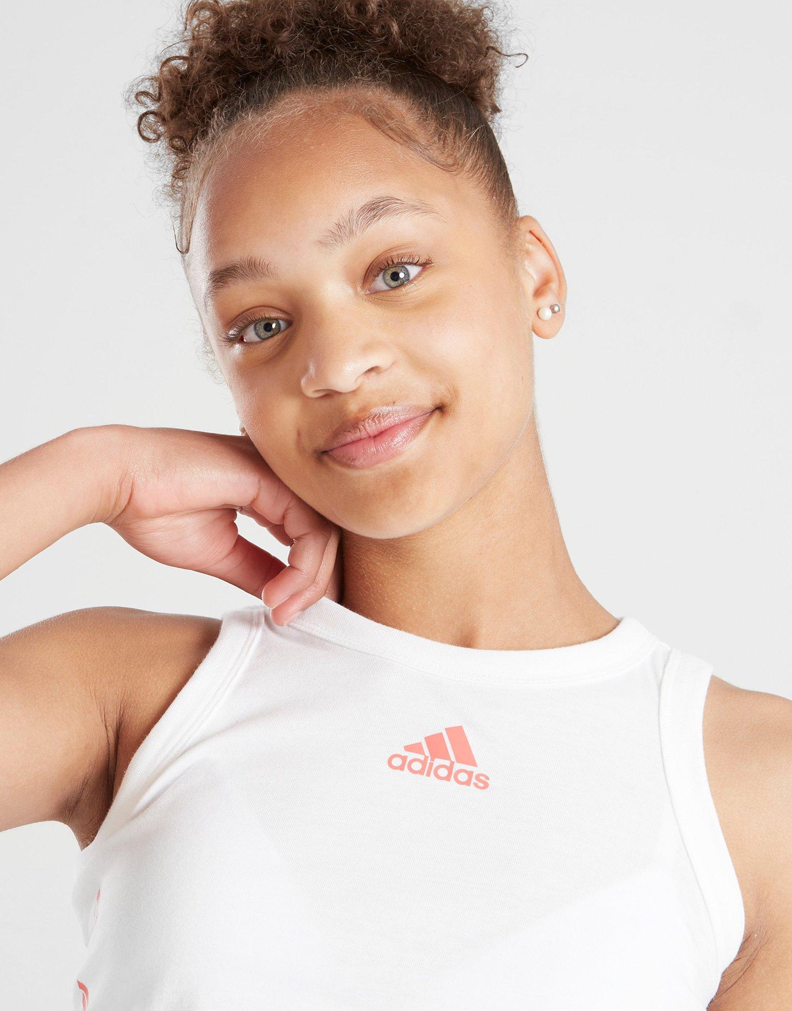 adidas Girls' Repeat Badge Of Sport Tank Top Junior