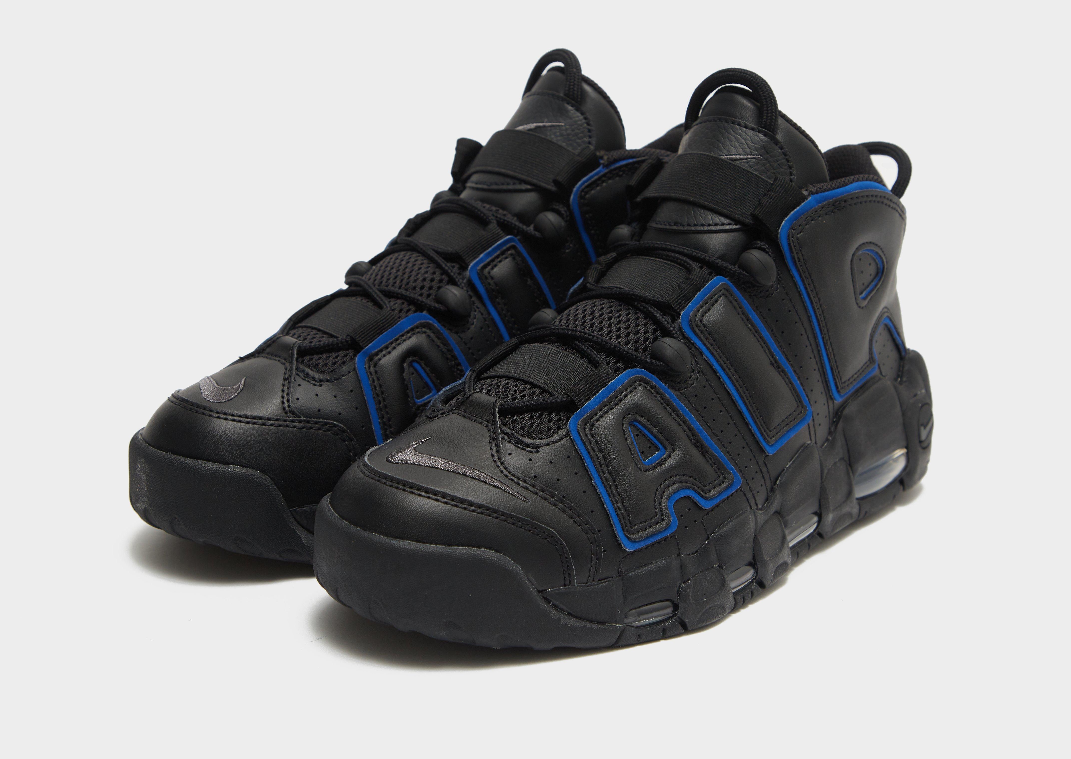 mens nike air more uptempo black