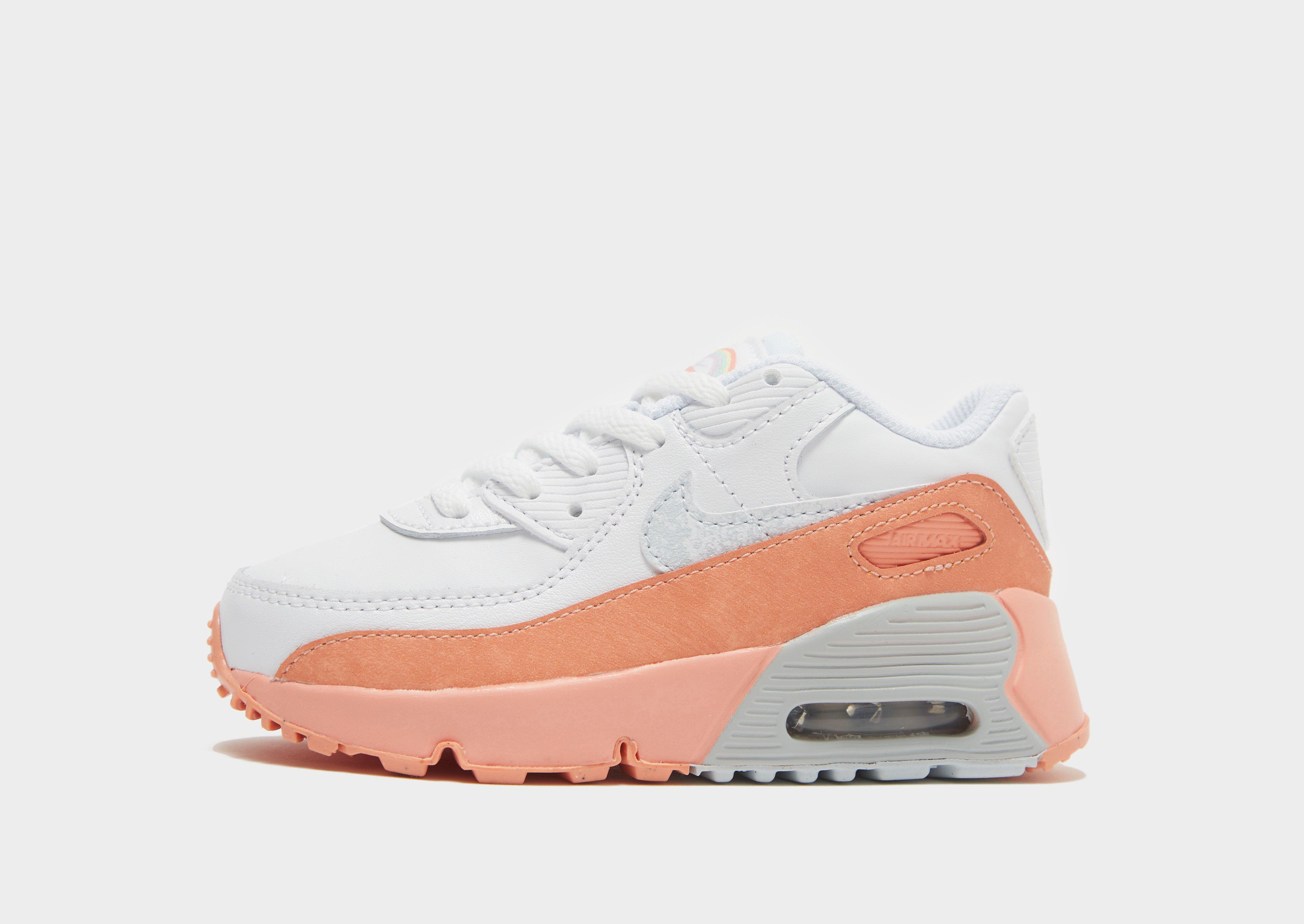 air max 90 white leather junior
