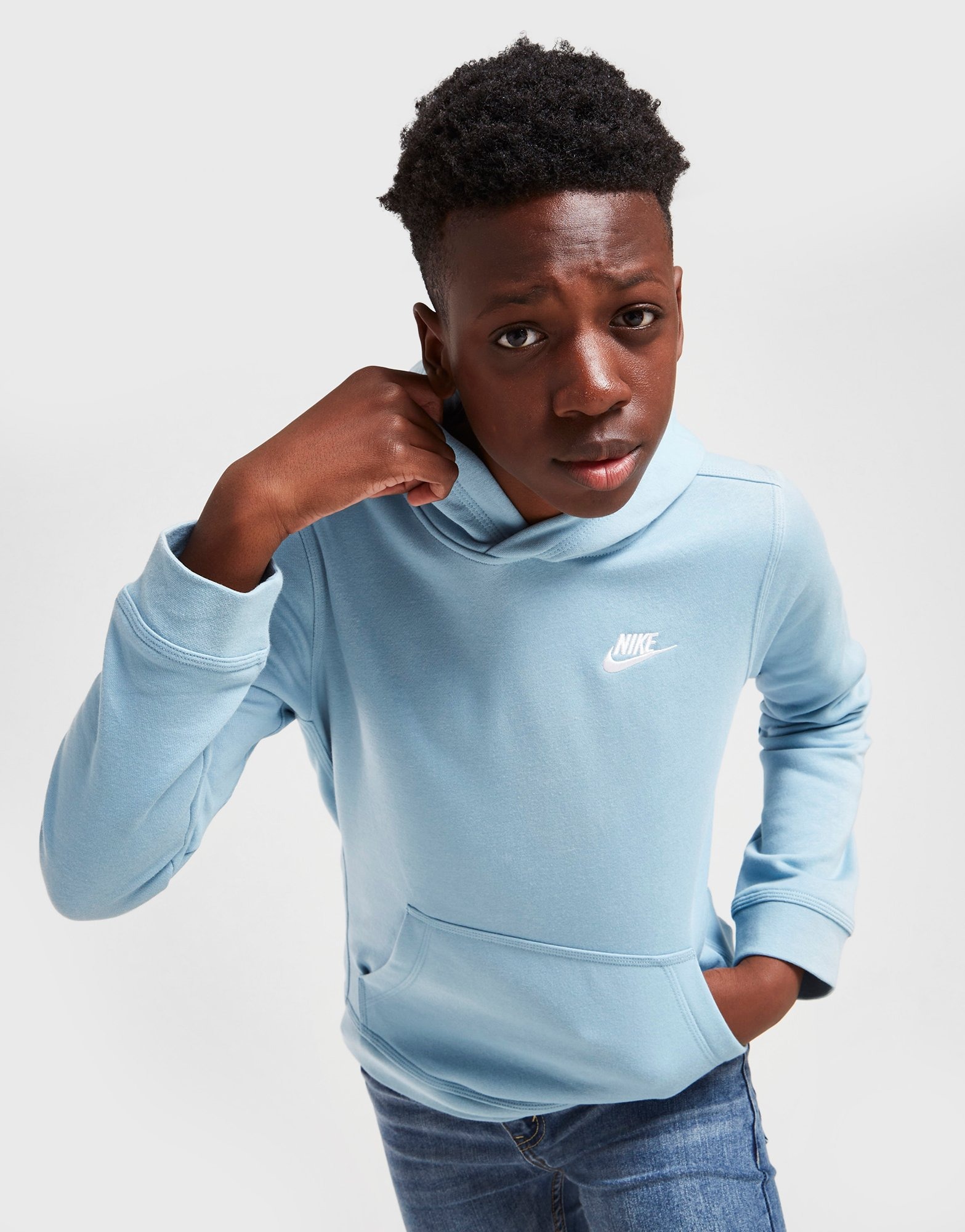 Acheter Blanc Nike Sweat à Capuche Sportswear Club Enfant