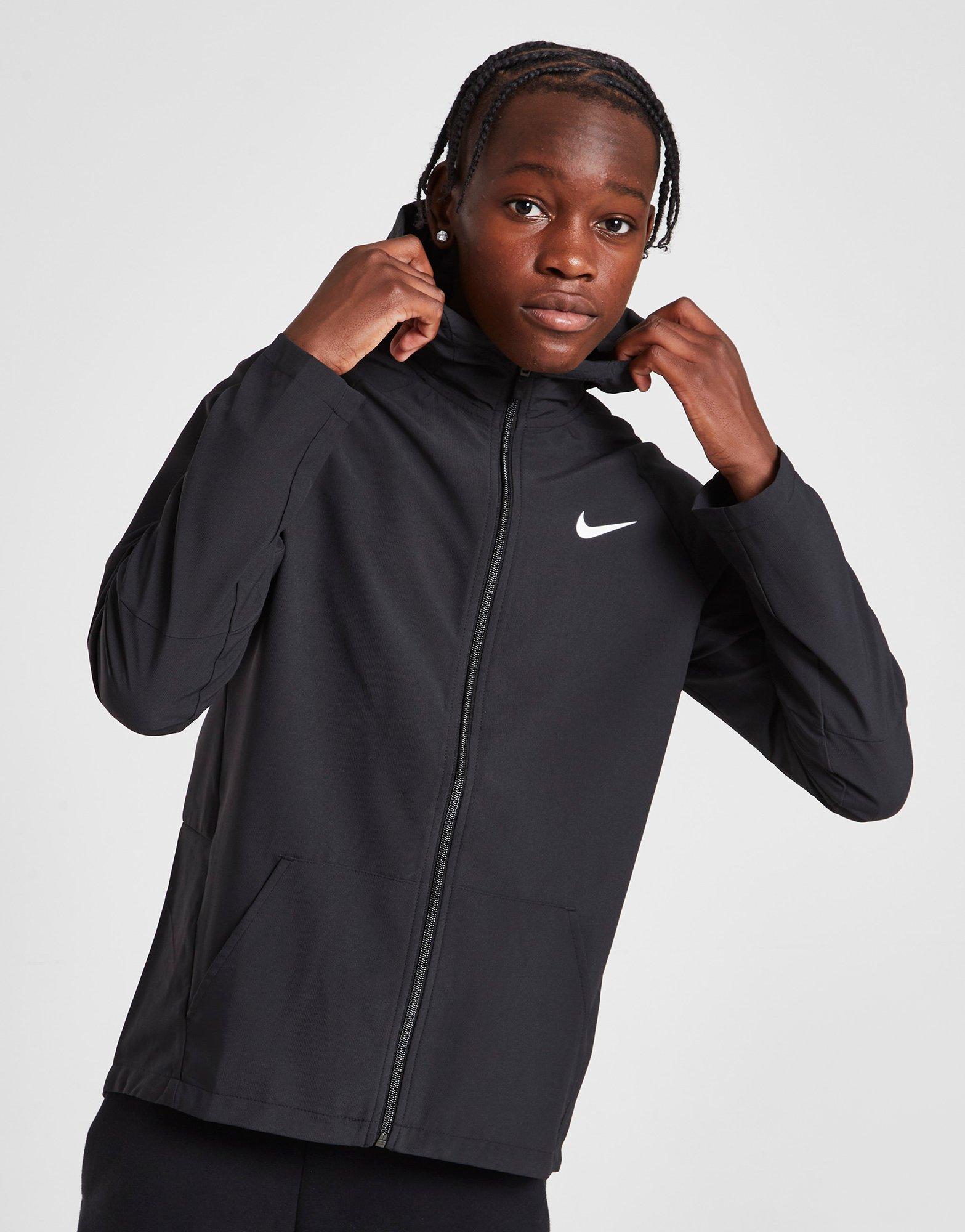 Nike dri fit jacket hot sale grey