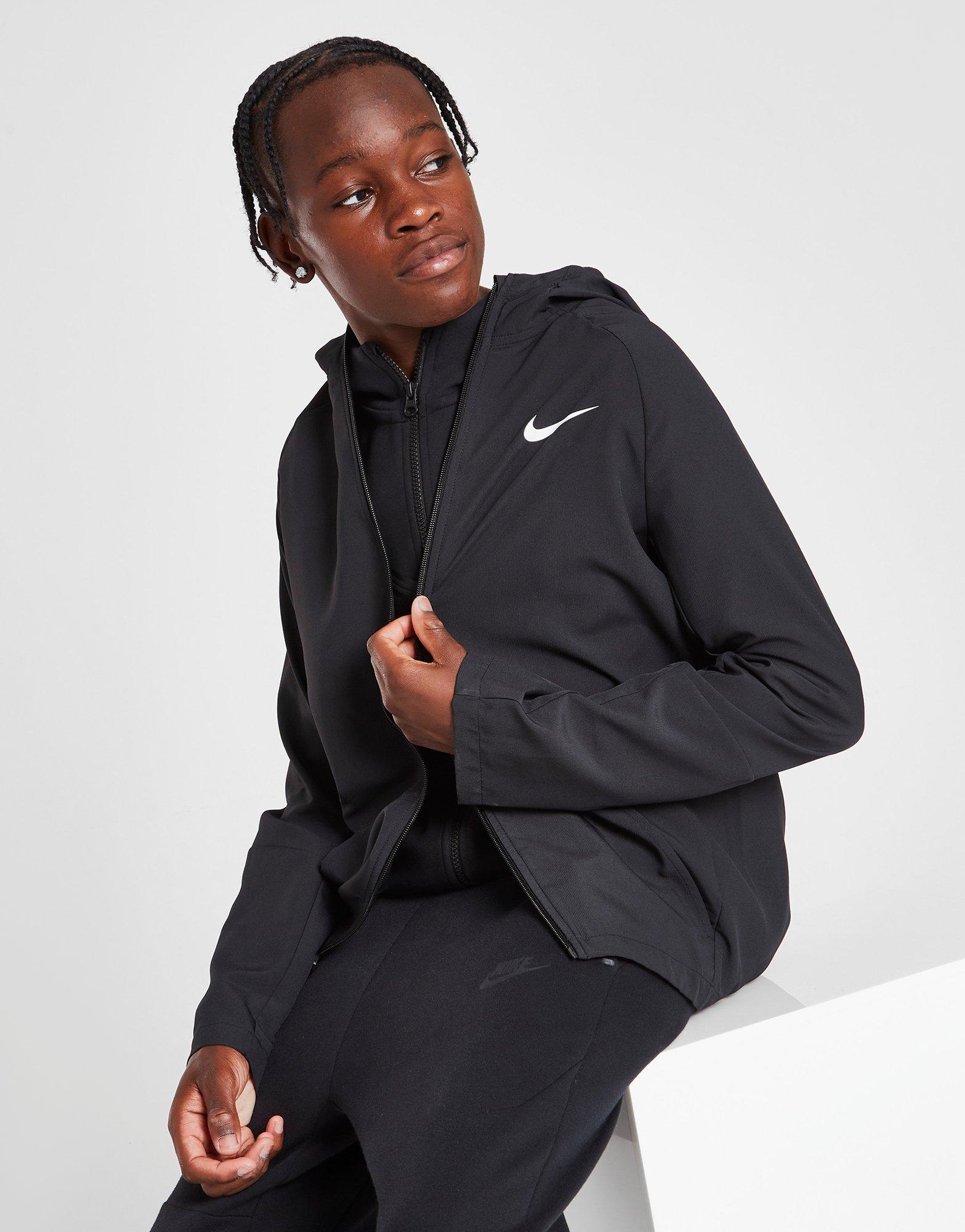 Black Nike Dri-FIT Woven Jacket Junior