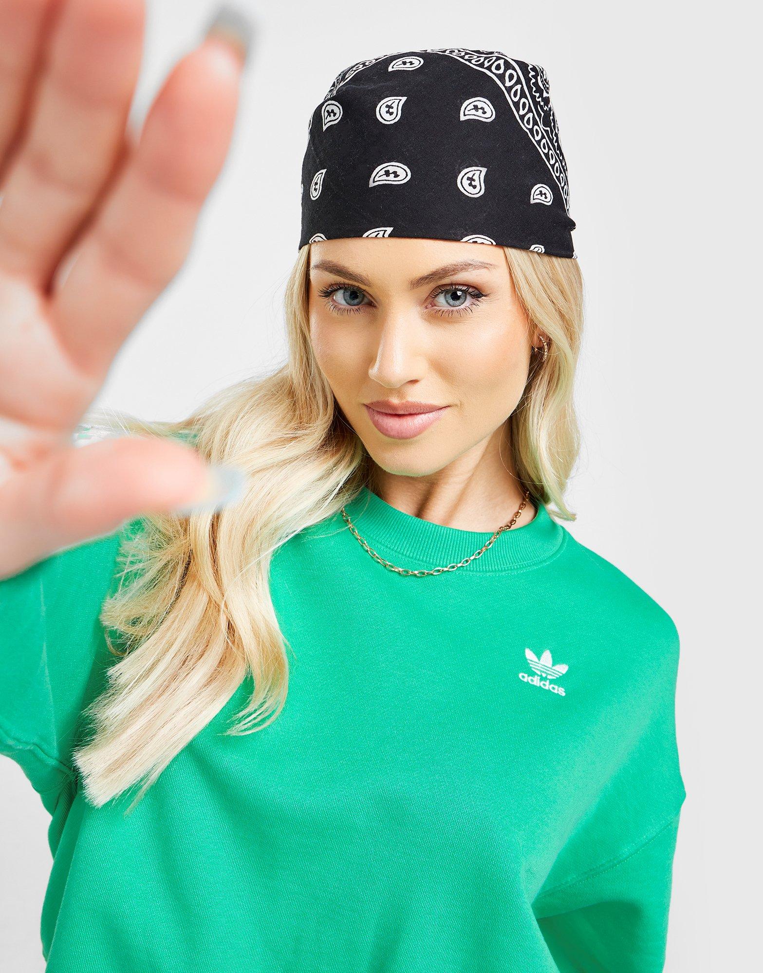 adidas Originals 3-Stripes Crop Crew Sweatshirt