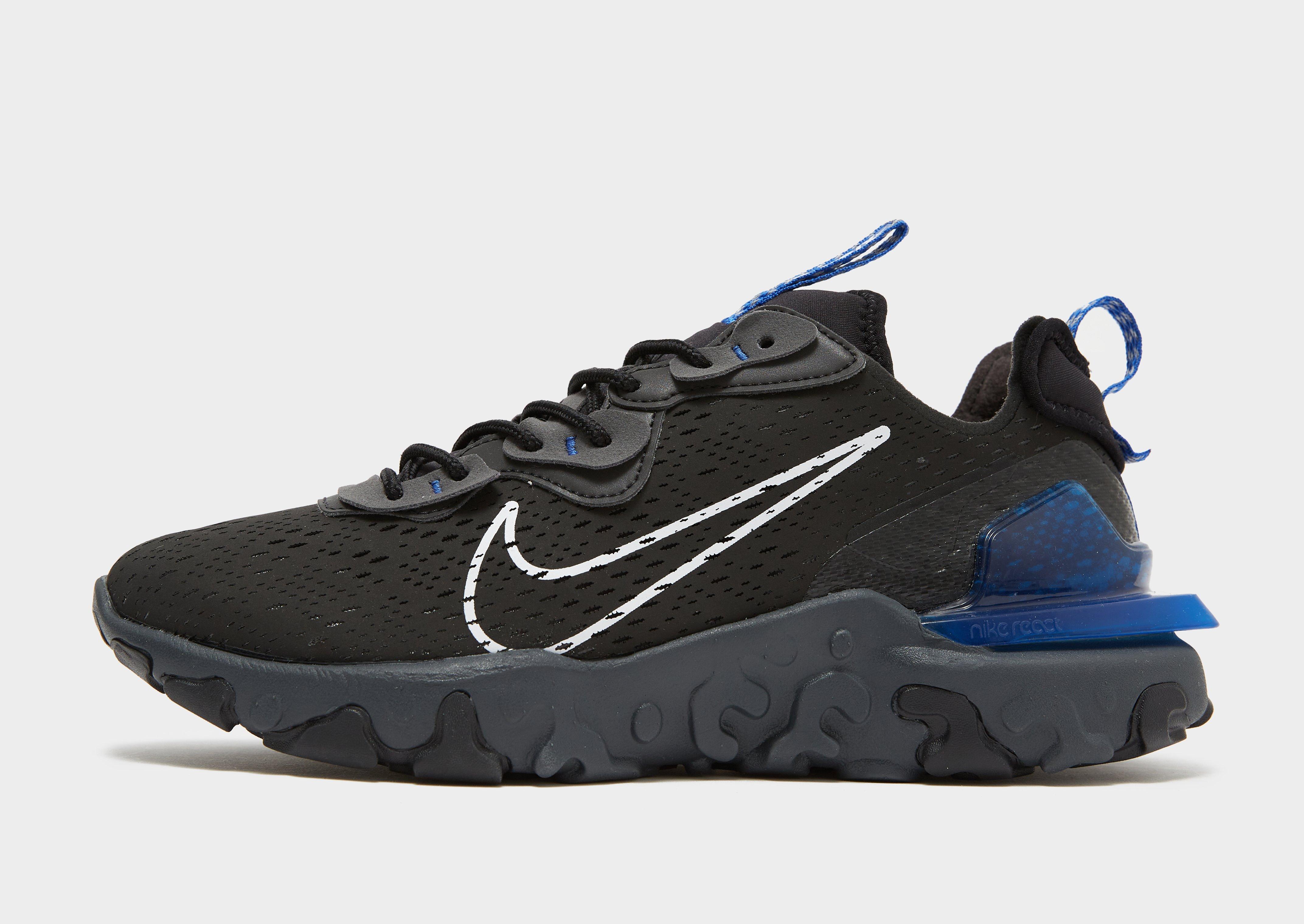 Nike react black 2025 and blue