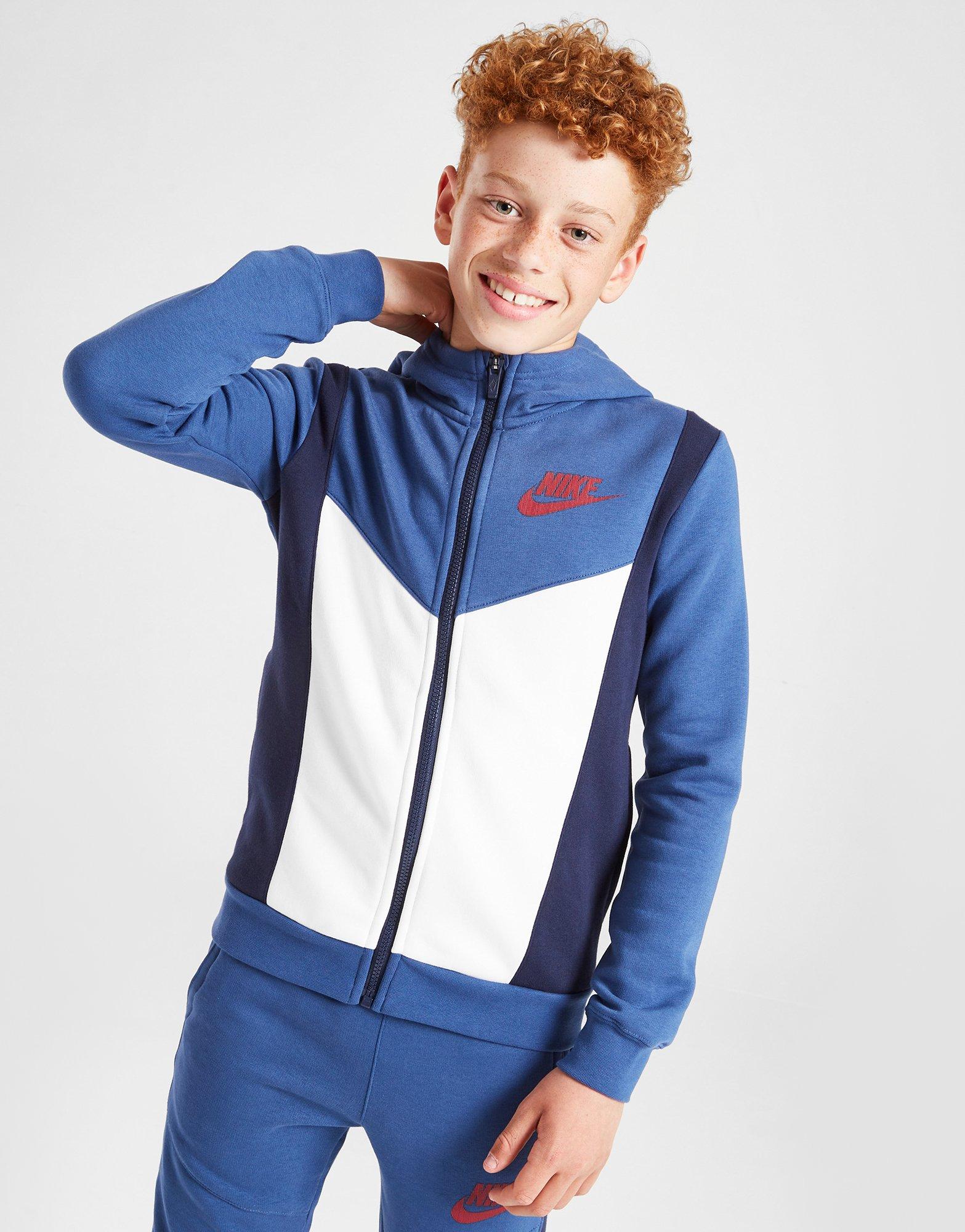 Nike Hybrid Fleece Full Zip Hoodie Junior