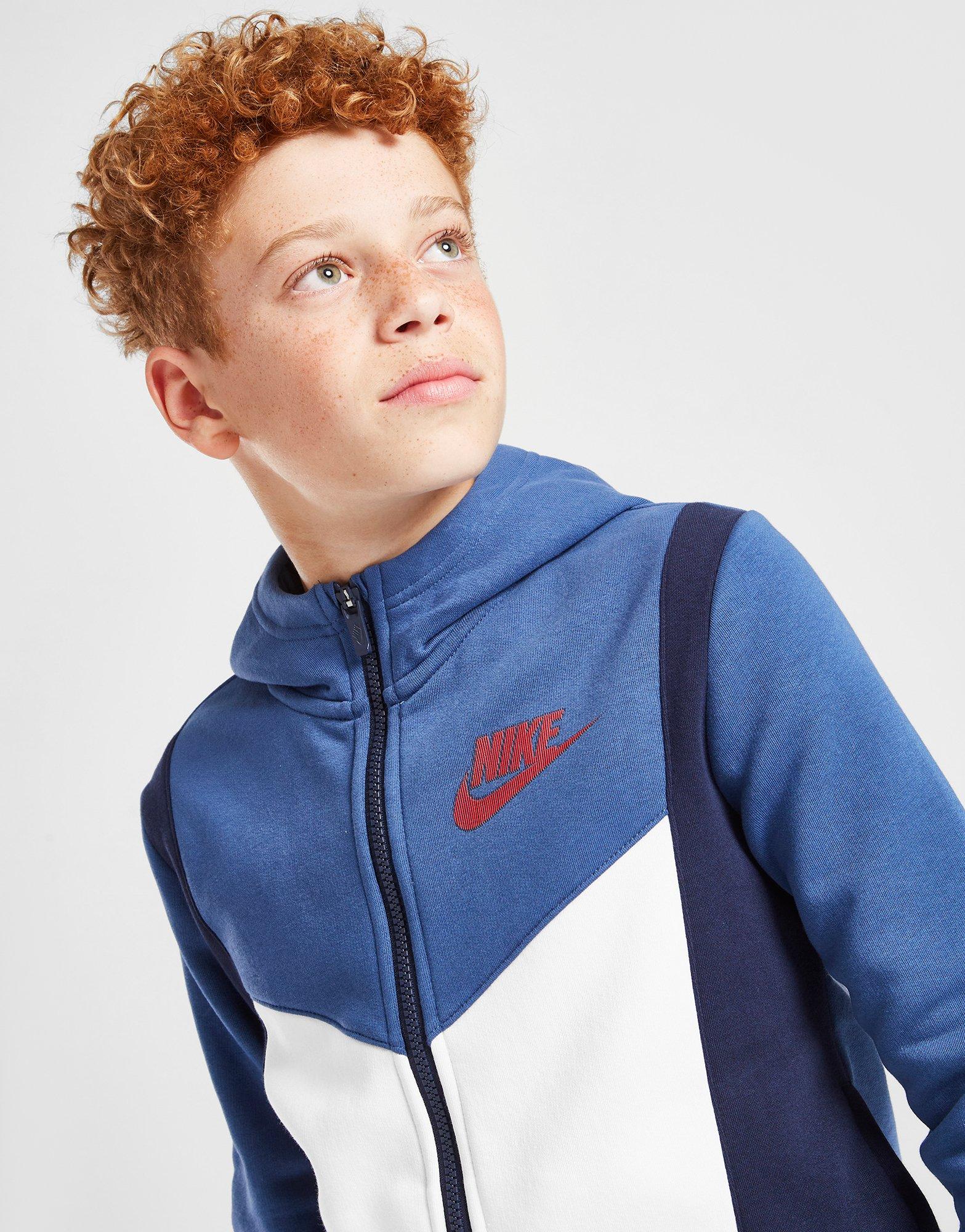 Nike Hybrid Fleece Full Zip Hoodie Junior