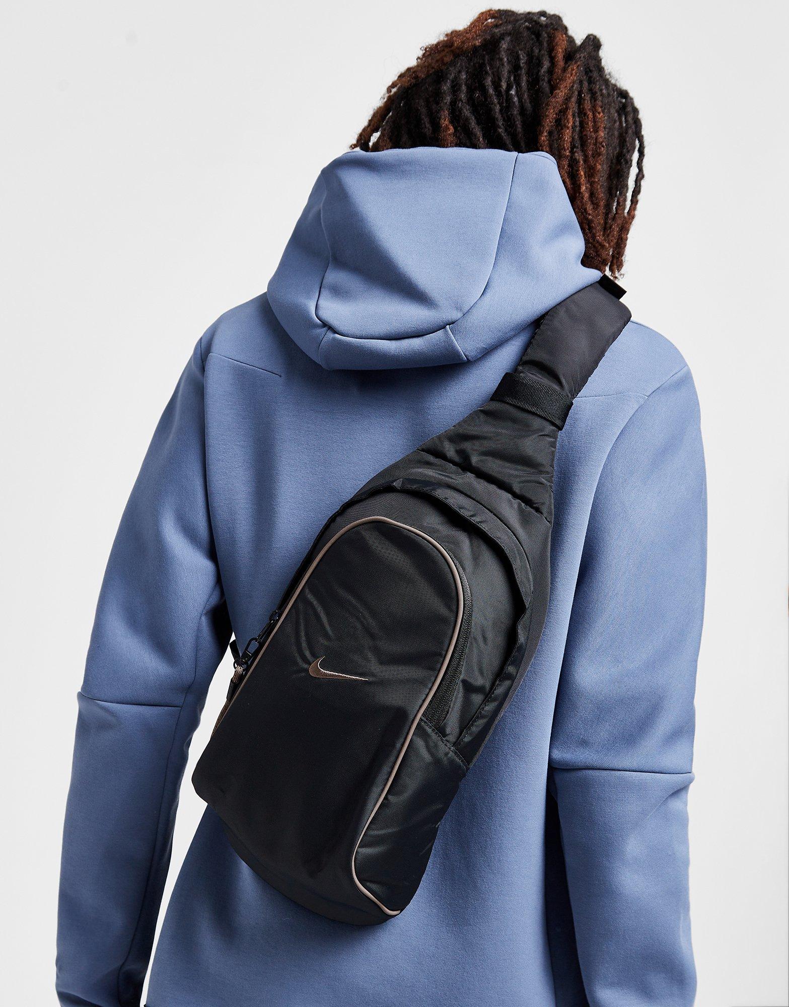 Nike+Sportswear+Essentials+Tote+Laptop+Bag+Black+Grey+Zip+Gym+