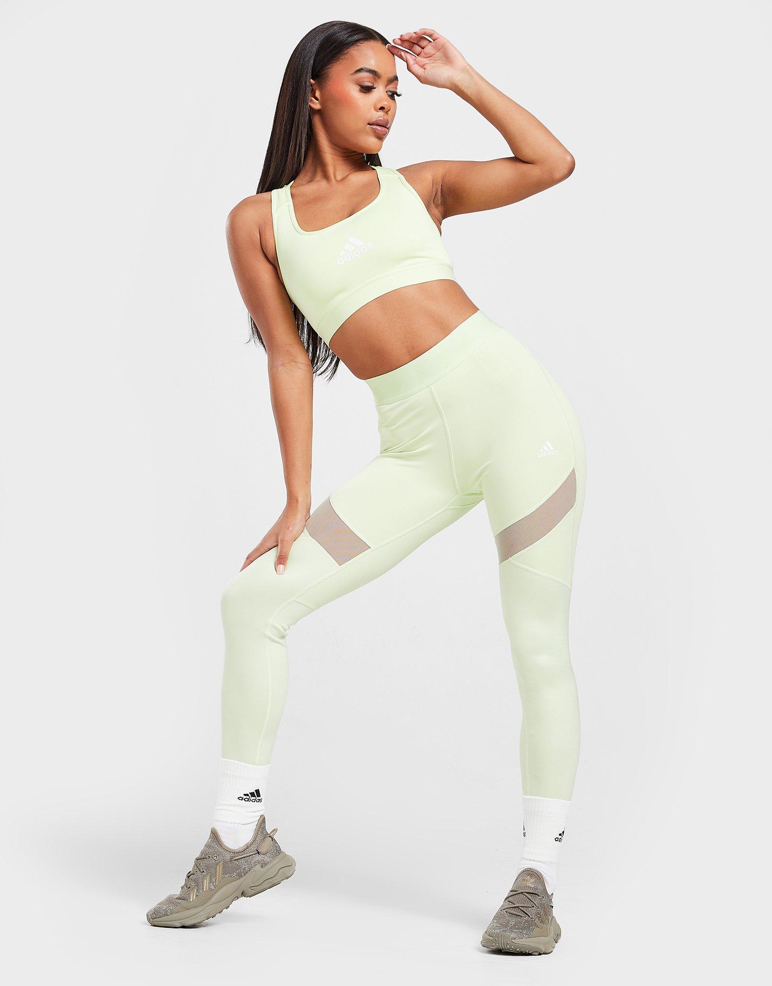 Rentmeester patroon canvas Green adidas Shine Tape Tights | JD Sports Global