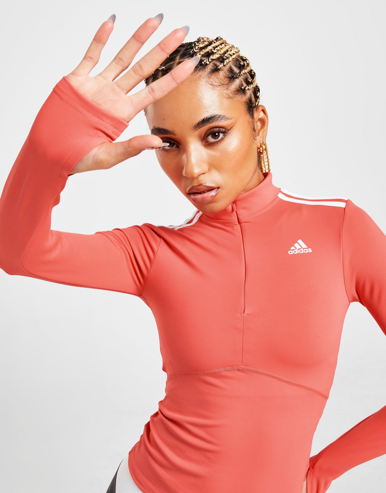 adidas Shine 1/4 Zip Long Sleeve Top