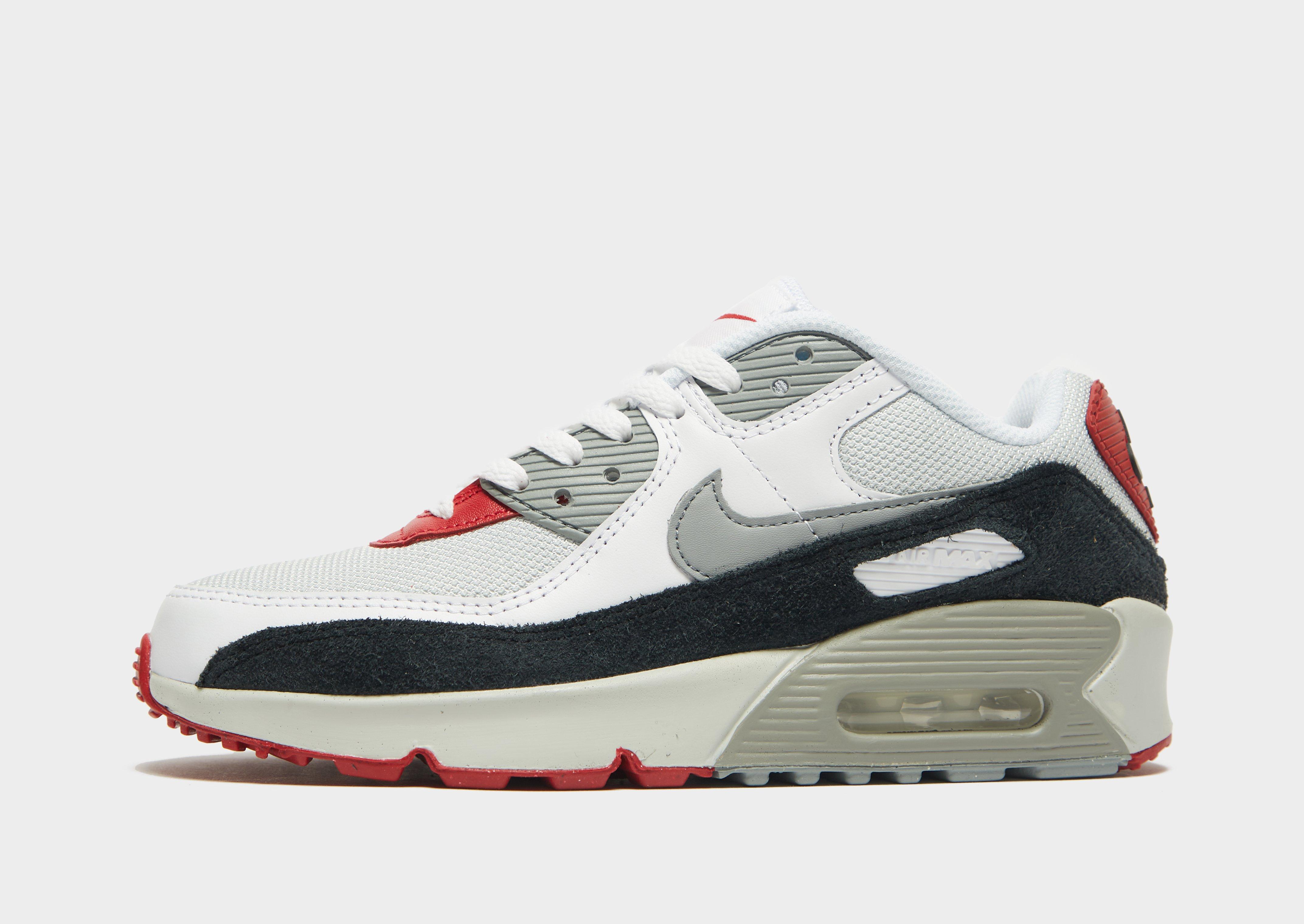 air max 90 white leather junior